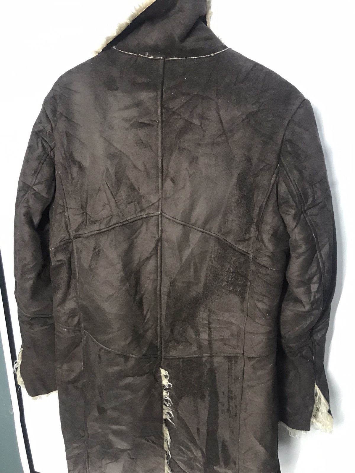 Designer × Morgan Homme Morgan homme sherpa suede trench coat Size US M / EU 48-50 / 2 - 10 Thumbnail