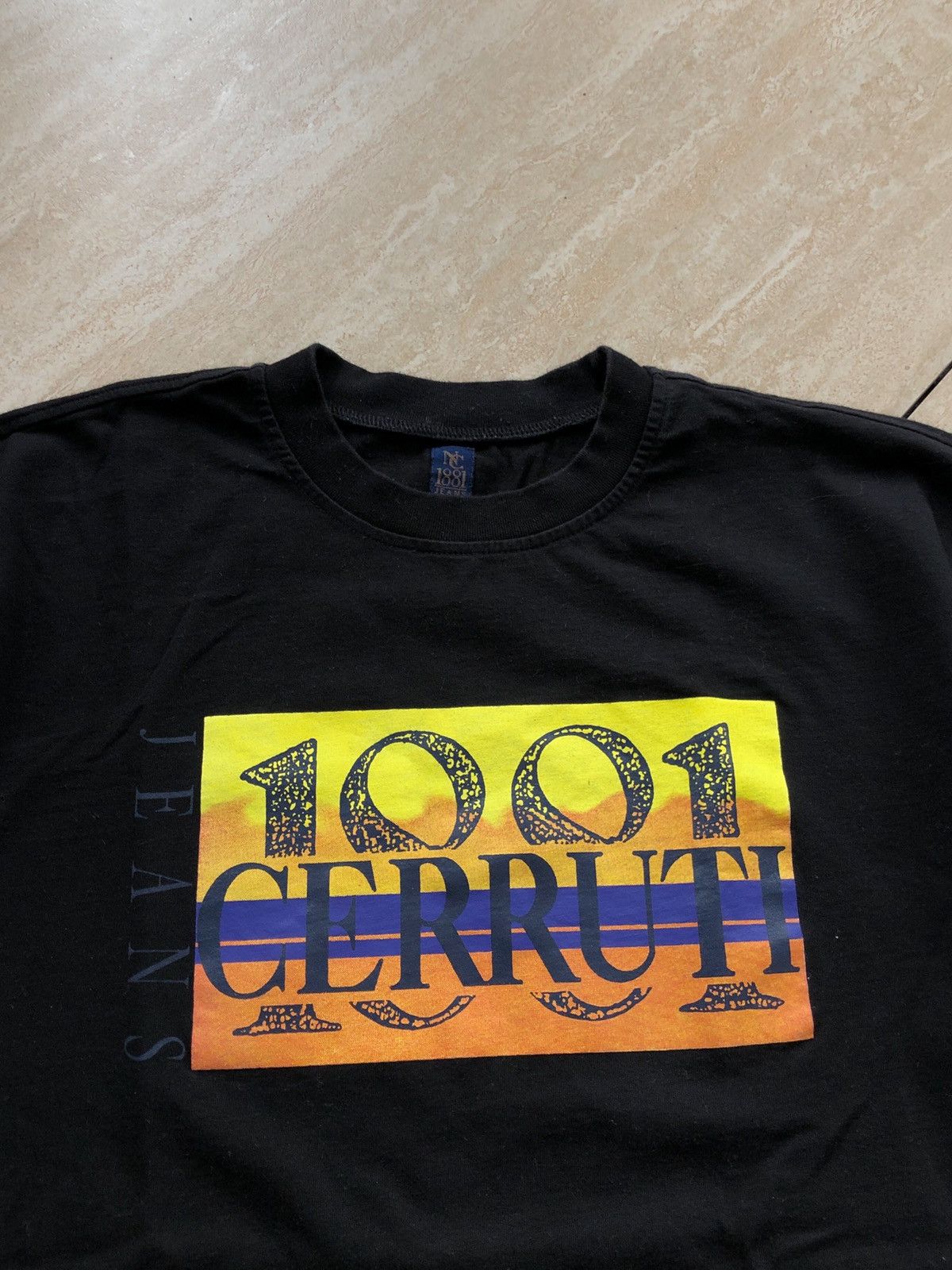 Cerruti 1881 Vintage Cerruti 1881 Big Logo Tee Size US L / EU 52-54 / 3 - 3 Thumbnail