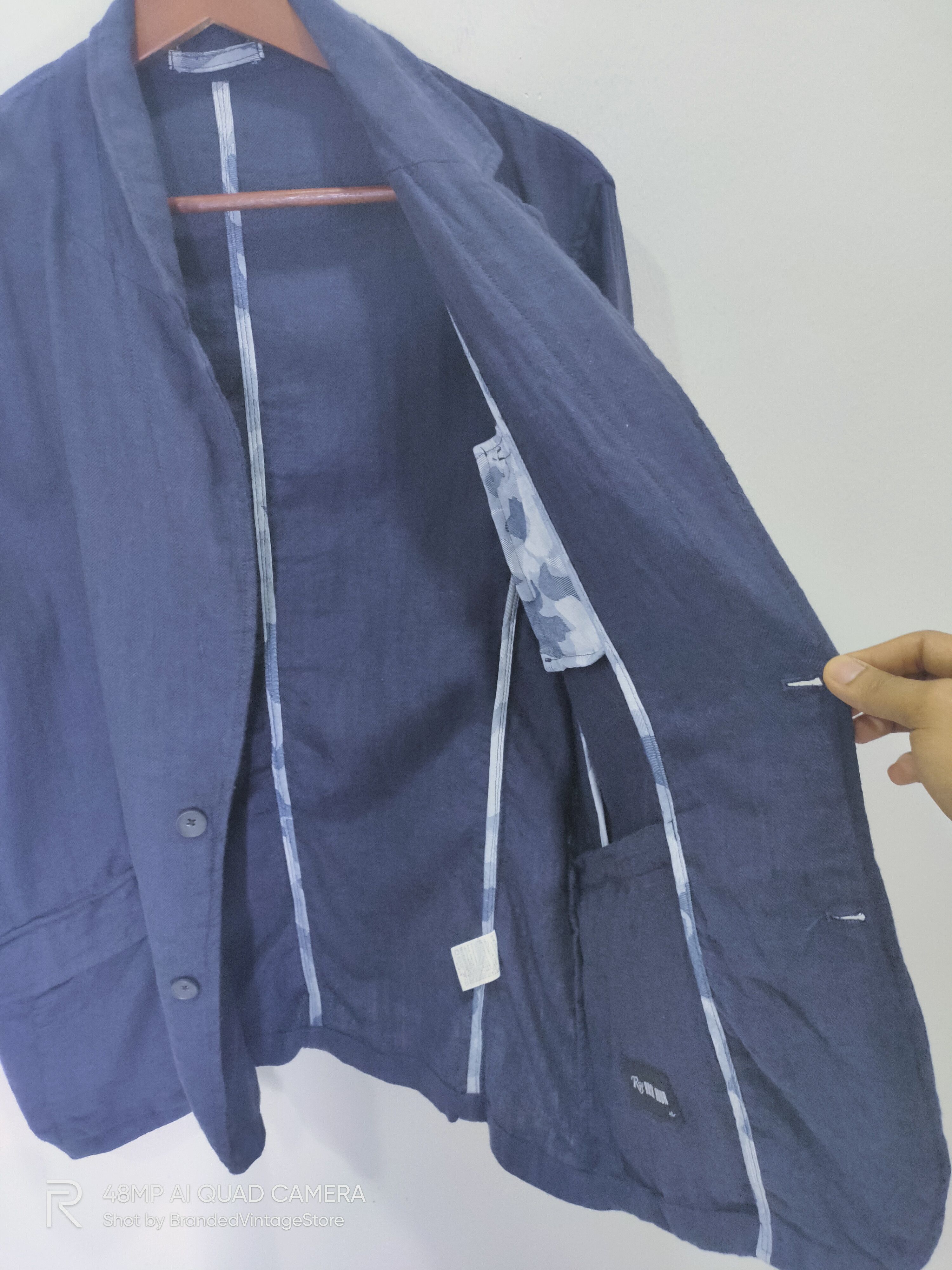 Other RUSH HOUR Herringbone Style Luxury Blazer Camo Chore Jacket Size US XL / EU 56 / 4 - 10 Thumbnail