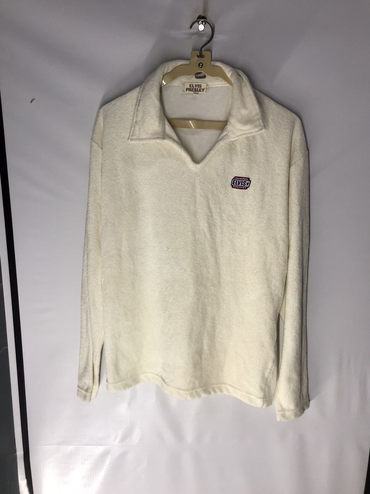 Band Tees King of rock Elvis Presley fleece polos shirt Size US L / EU 52-54 / 3 - 6 Thumbnail