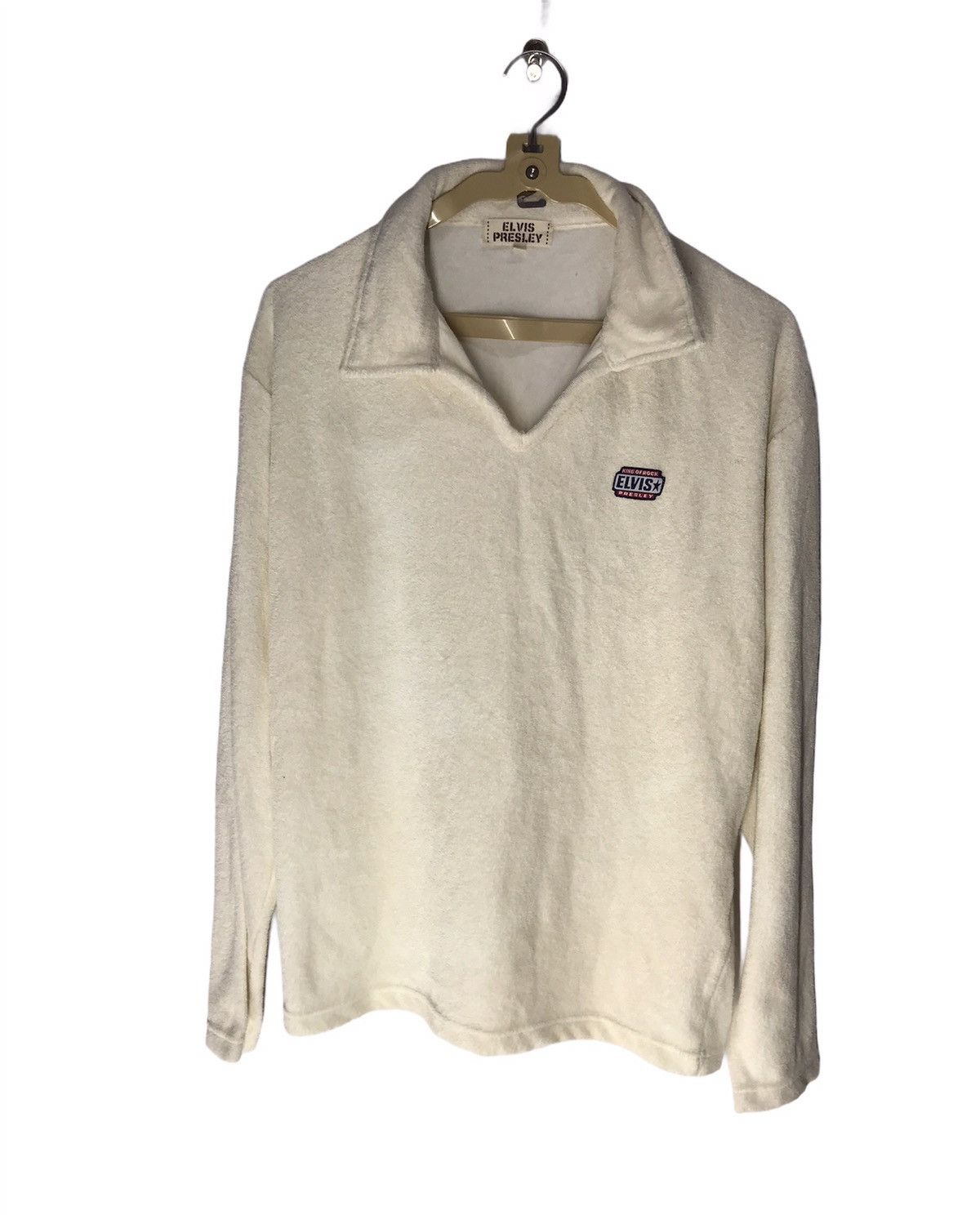 Band Tees King of rock Elvis Presley fleece polos shirt Size US L / EU 52-54 / 3 - 1 Thumbnail