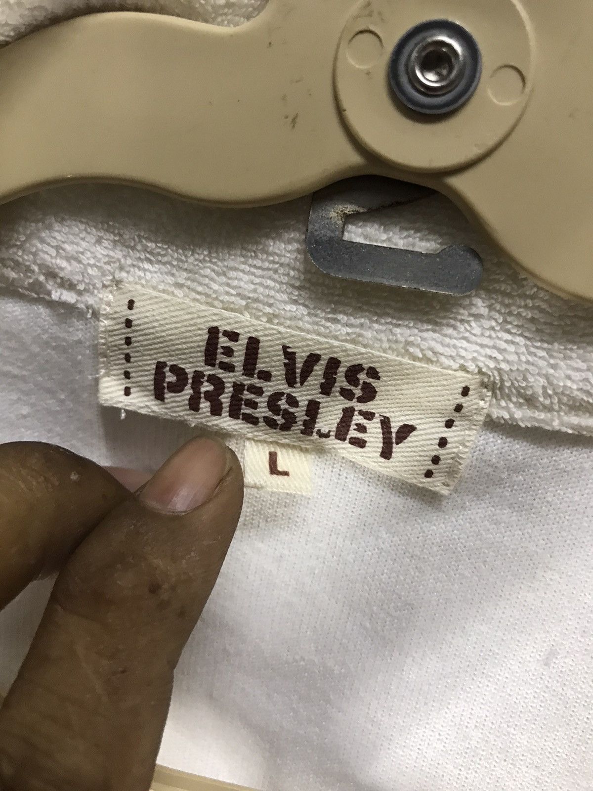 Band Tees King of rock Elvis Presley fleece polos shirt Size US L / EU 52-54 / 3 - 4 Thumbnail