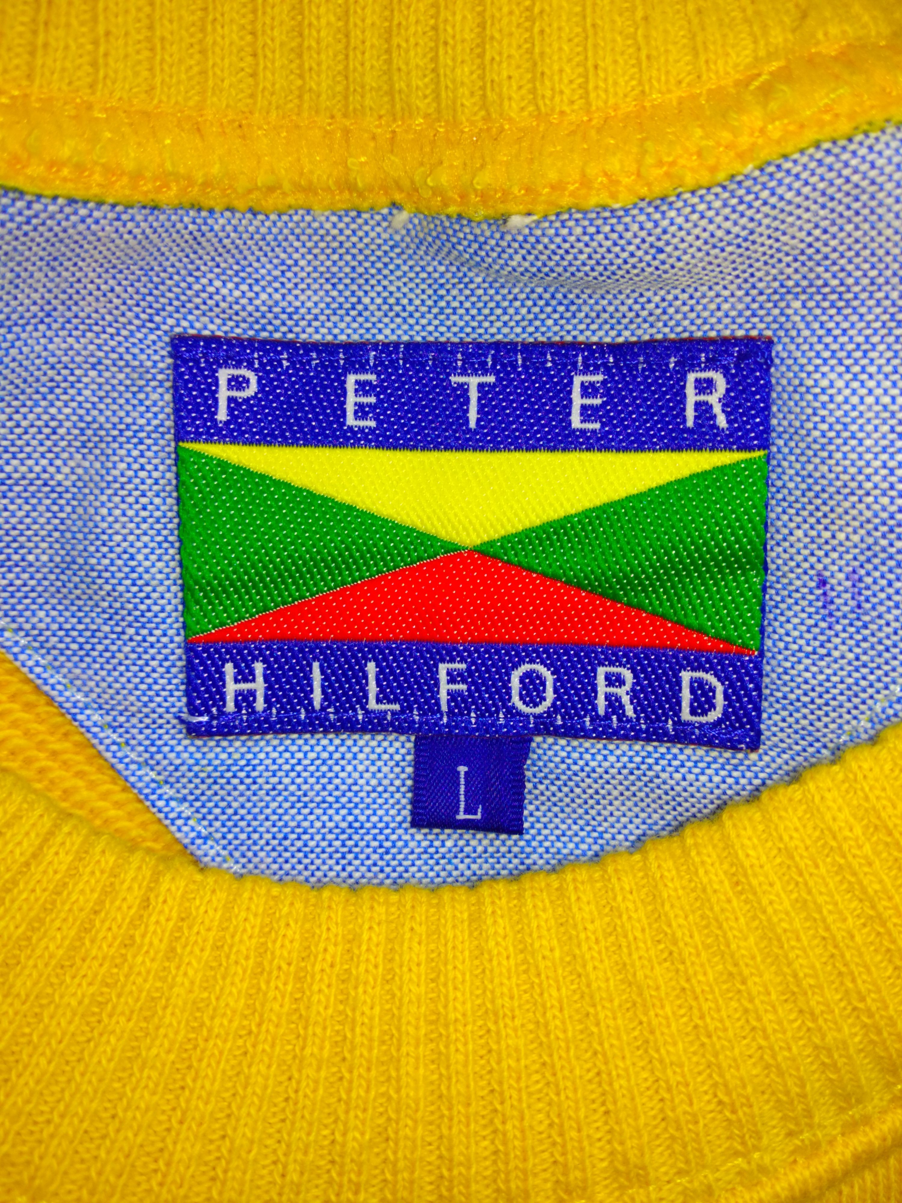 Designer Vintage 90s Peter Hilford Sweatshirt/Size L/Made In Taiwan Size US L / EU 52-54 / 3 - 4 Thumbnail