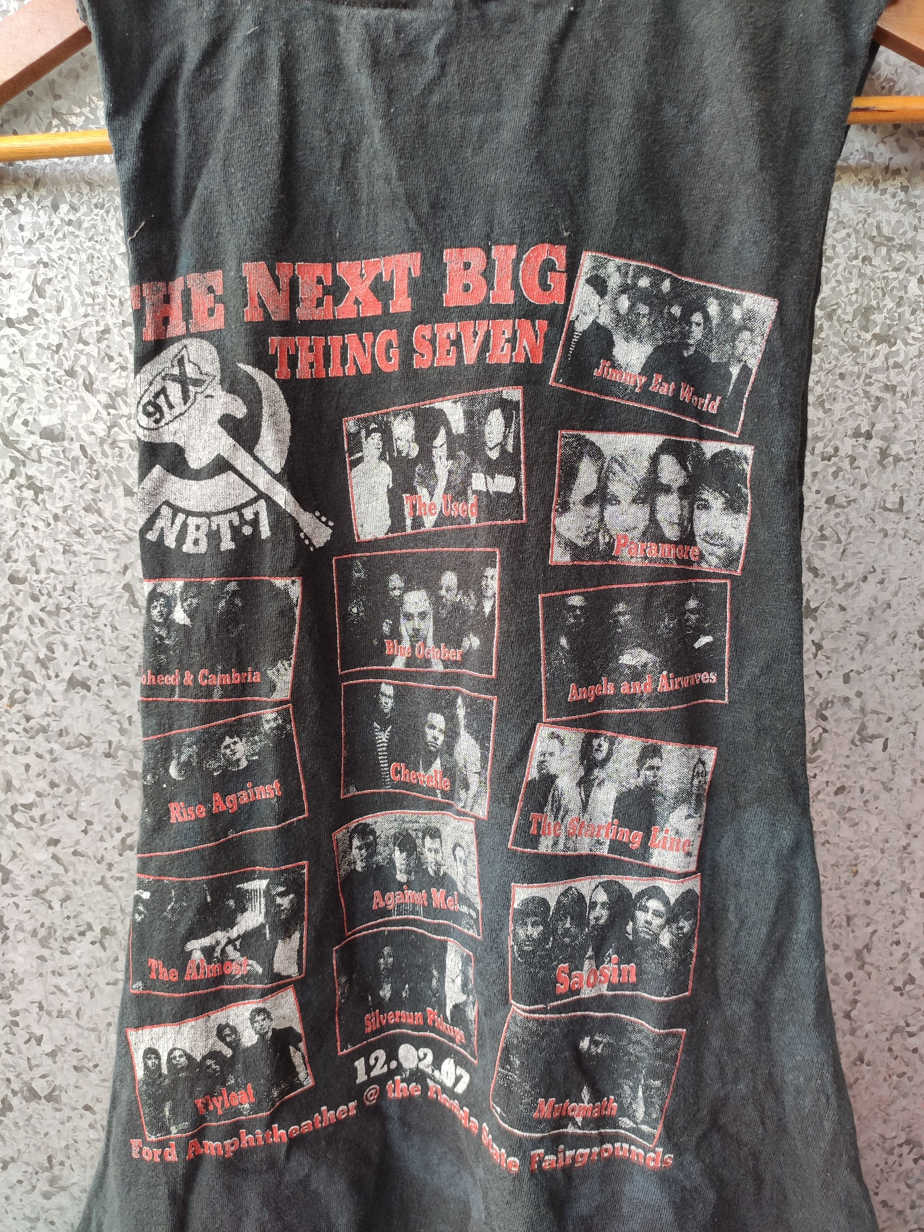 Band Tees Next Big Thing 7 tank top sun faded tees Size US L / EU 52-54 / 3 - 4 Thumbnail