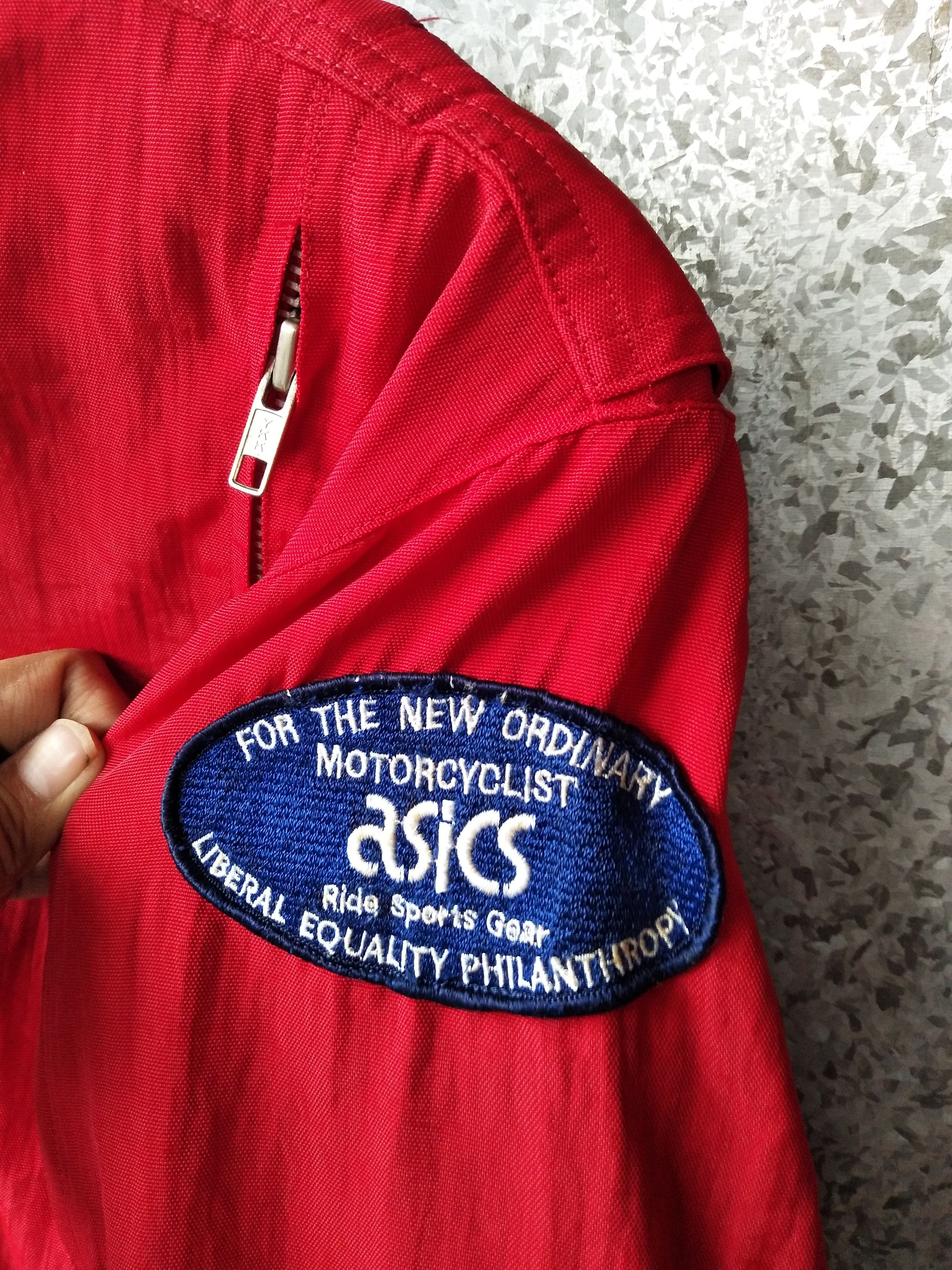 Asics Vintage Asics Motoring zipper jacket Size US L / EU 52-54 / 3 - 3 Thumbnail