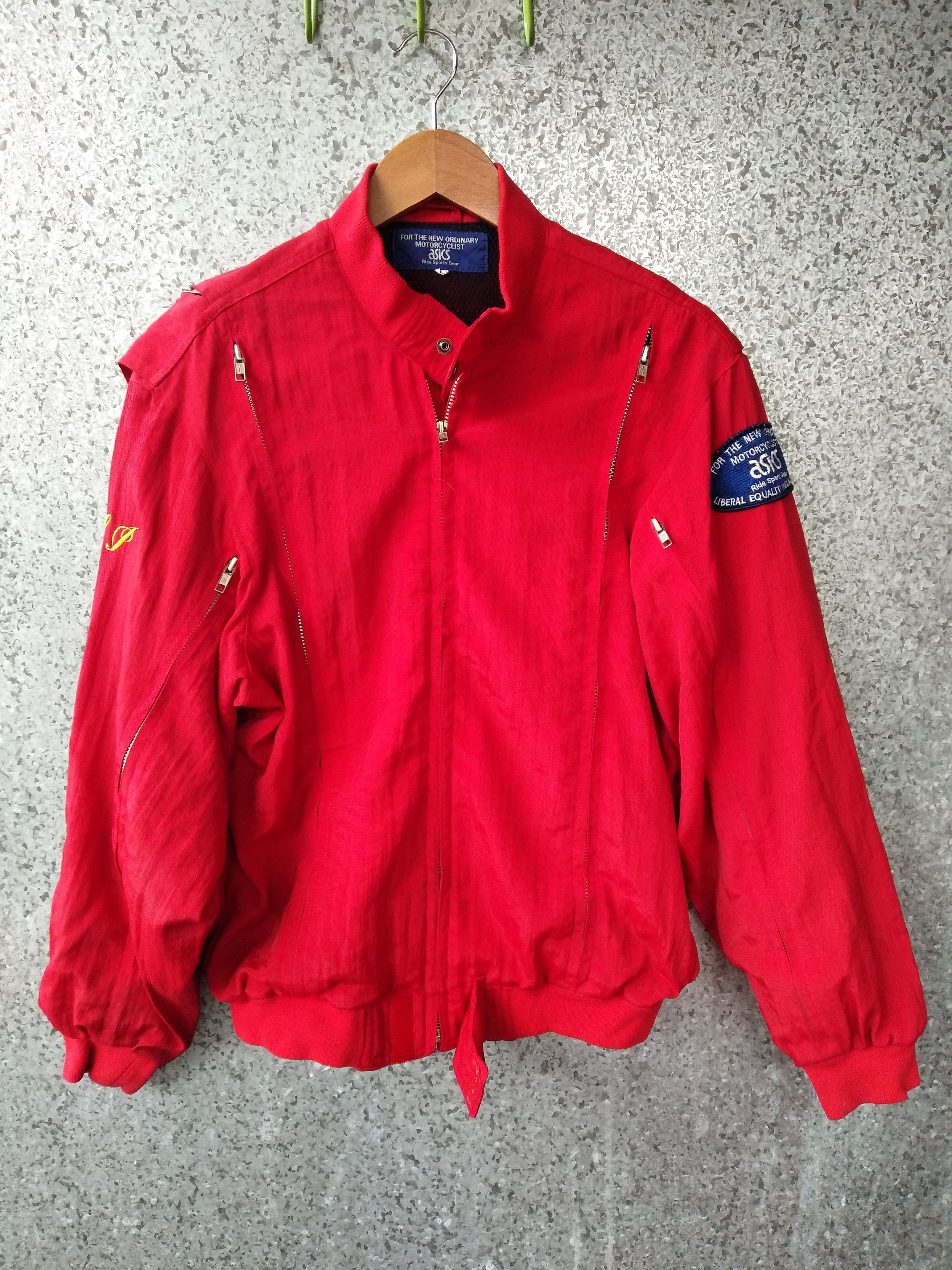 Asics Vintage Asics Motoring zipper jacket Size US L / EU 52-54 / 3 - 2 Thumbnail