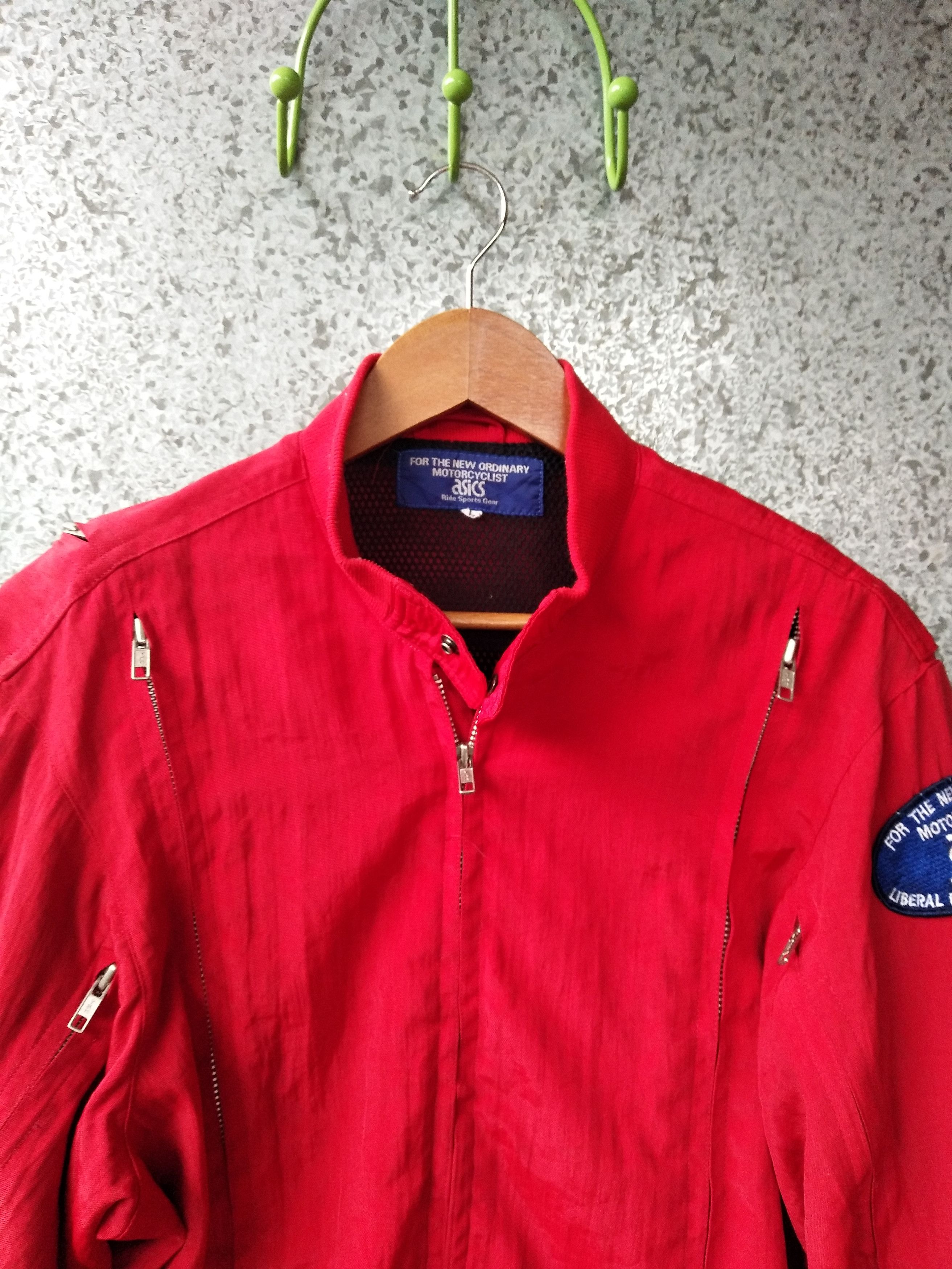 Asics Vintage Asics Motoring zipper jacket Size US L / EU 52-54 / 3 - 6 Thumbnail