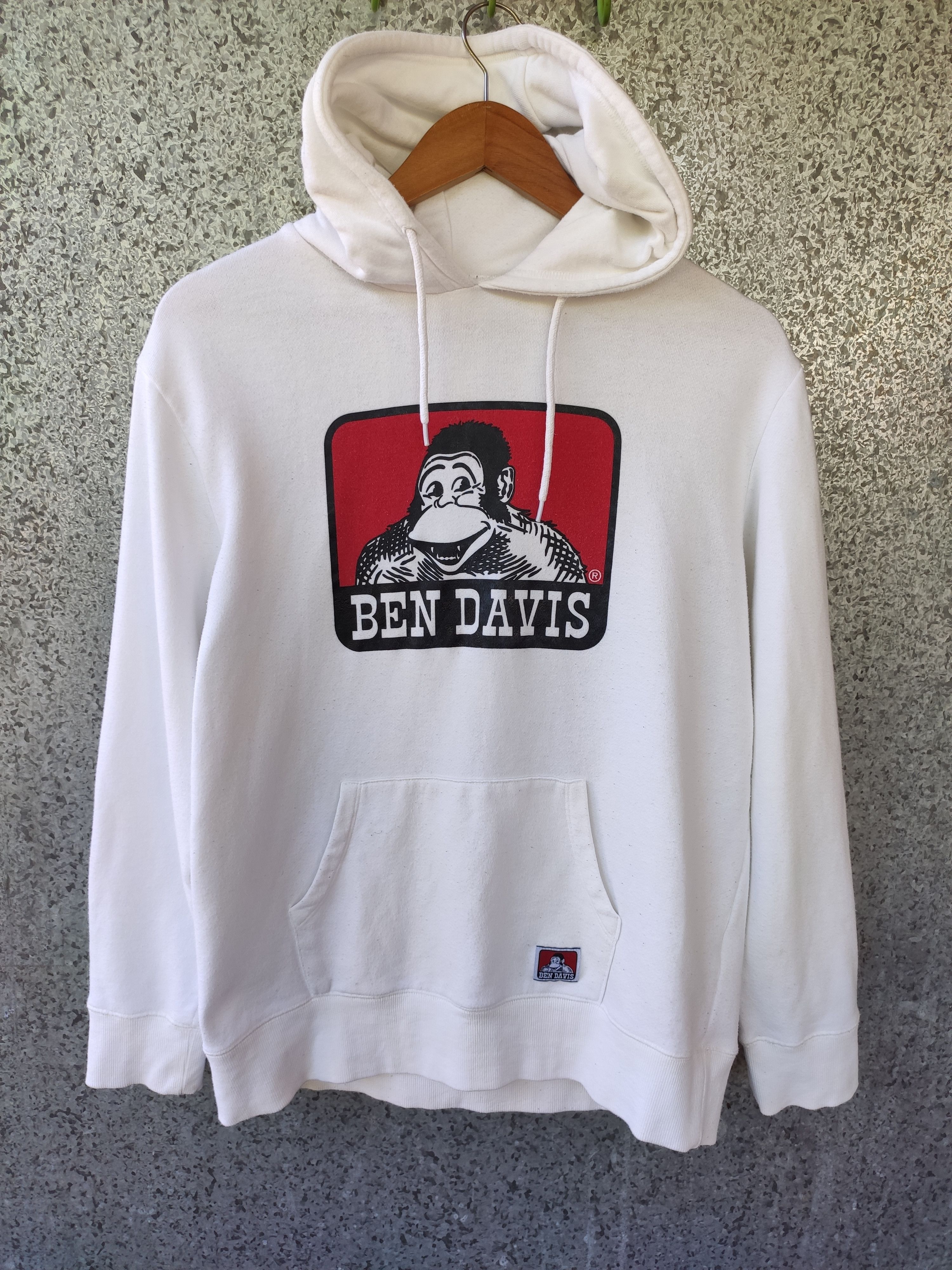 Ben Davis Vintage 90s Vintage Ben Davis Hoodie Big Print pull over Size US M / EU 48-50 / 2 - 1 Thumbnail