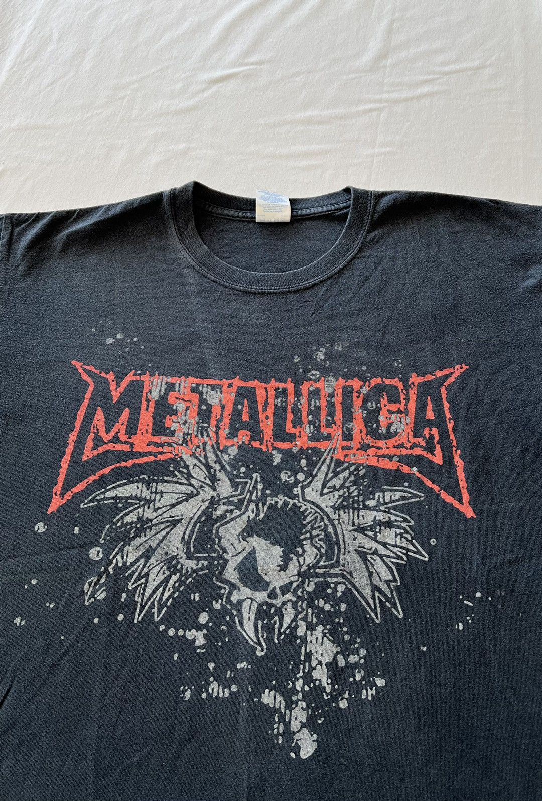 Band Tees Vintage 2000s Metallica Rock Band Faded Black Tee Size US L / EU 52-54 / 3 - 3 Thumbnail
