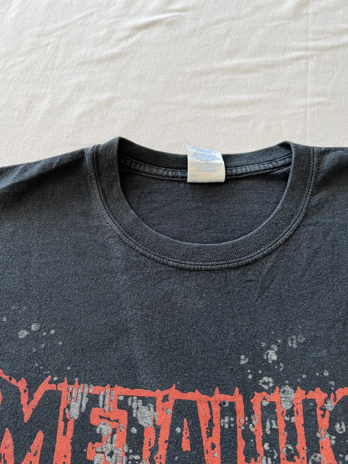 Band Tees Vintage 2000s Metallica Rock Band Faded Black Tee Size US L / EU 52-54 / 3 - 8 Thumbnail