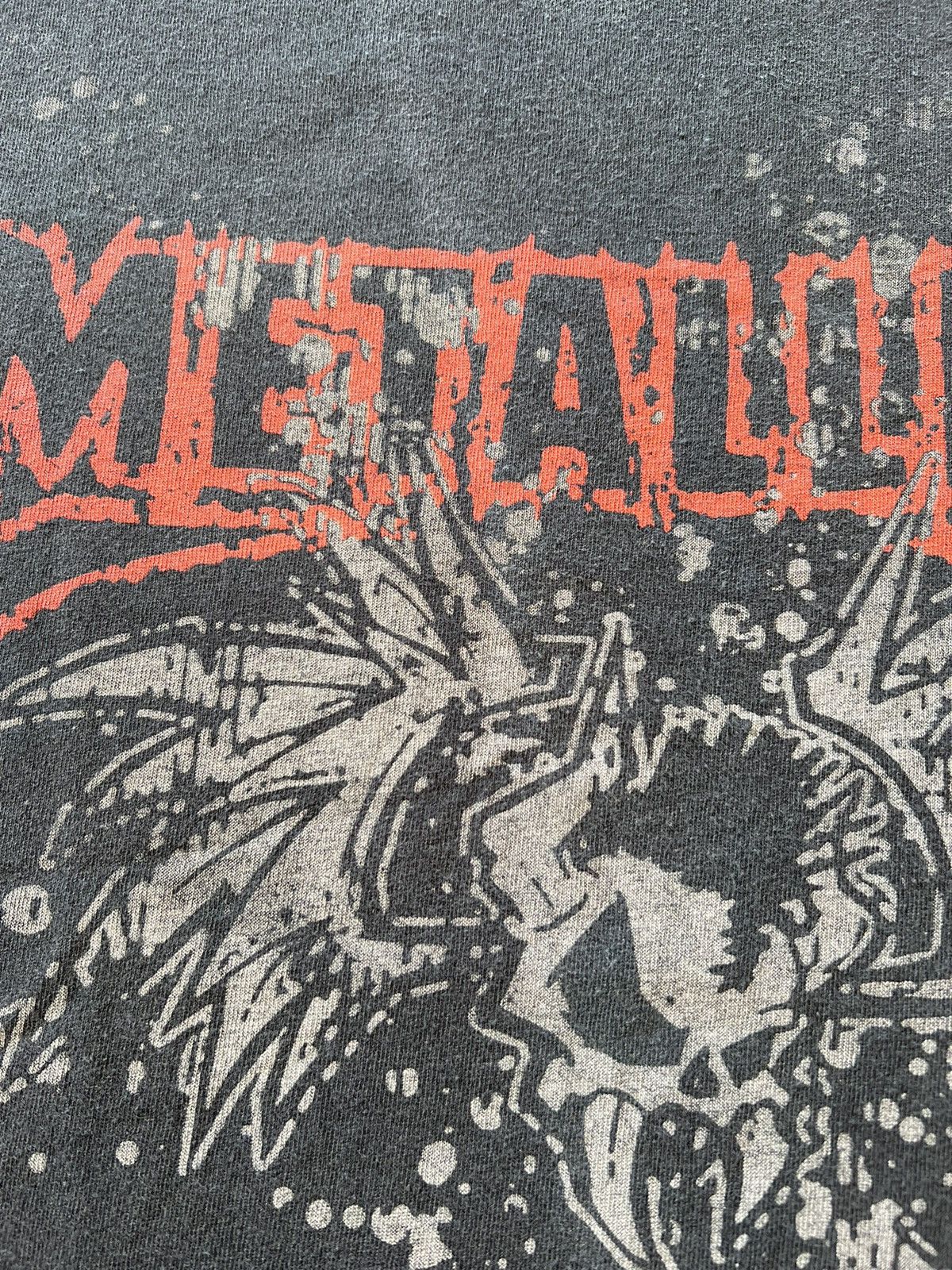 Band Tees Vintage 2000s Metallica Rock Band Faded Black Tee Size US L / EU 52-54 / 3 - 4 Thumbnail