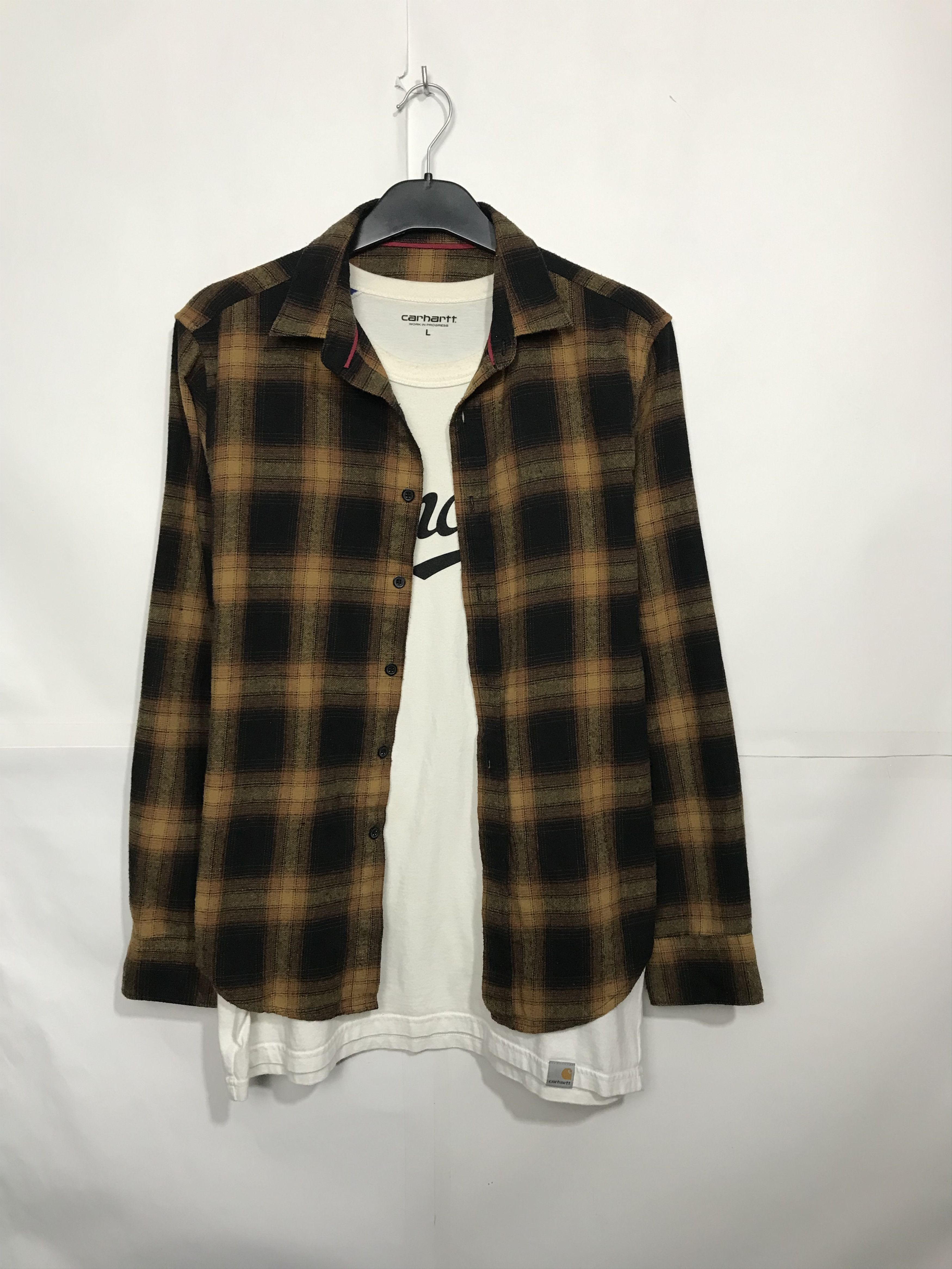 Flannel × Vintage Vintage Flannel Plaid Shirt Travis style Size US M / EU 48-50 / 2 - 1 Thumbnail
