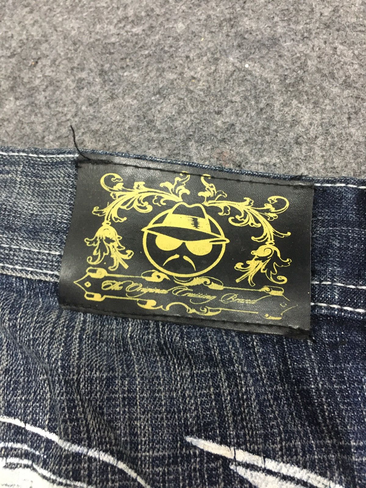 Japanese Brand × Vintage Japanese Brand Lowrider Distressed Denim Big Logo Painted Size US 36 / EU 52 - 8 Thumbnail