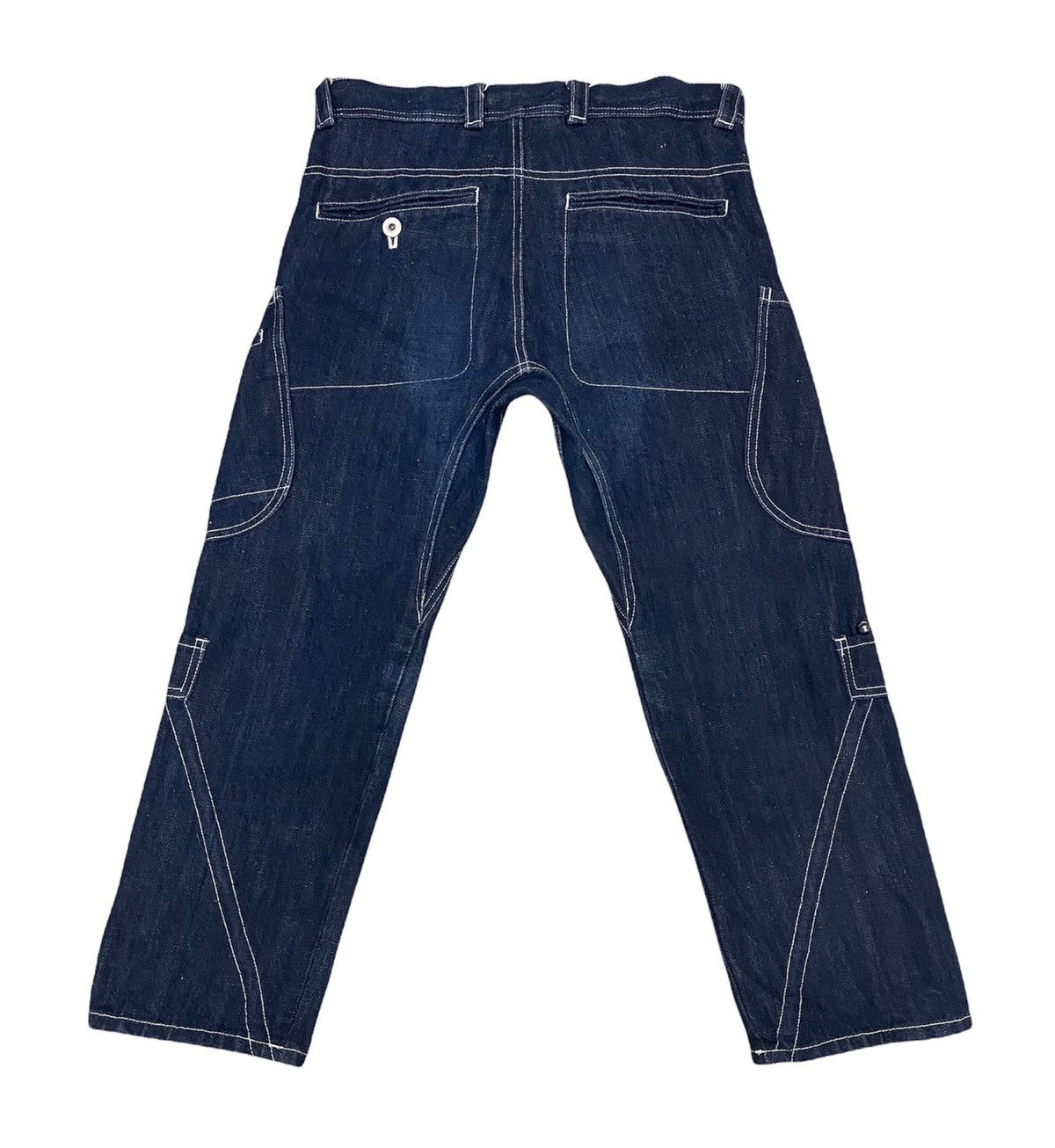 Japanese Brand 2000s Rulez Peeps Baggy Jeans Size US 31 - 2 Thumbnail