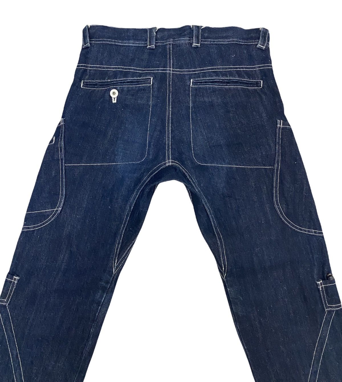 Japanese Brand 2000s Rulez Peeps Baggy Jeans Size US 31 - 4 Thumbnail