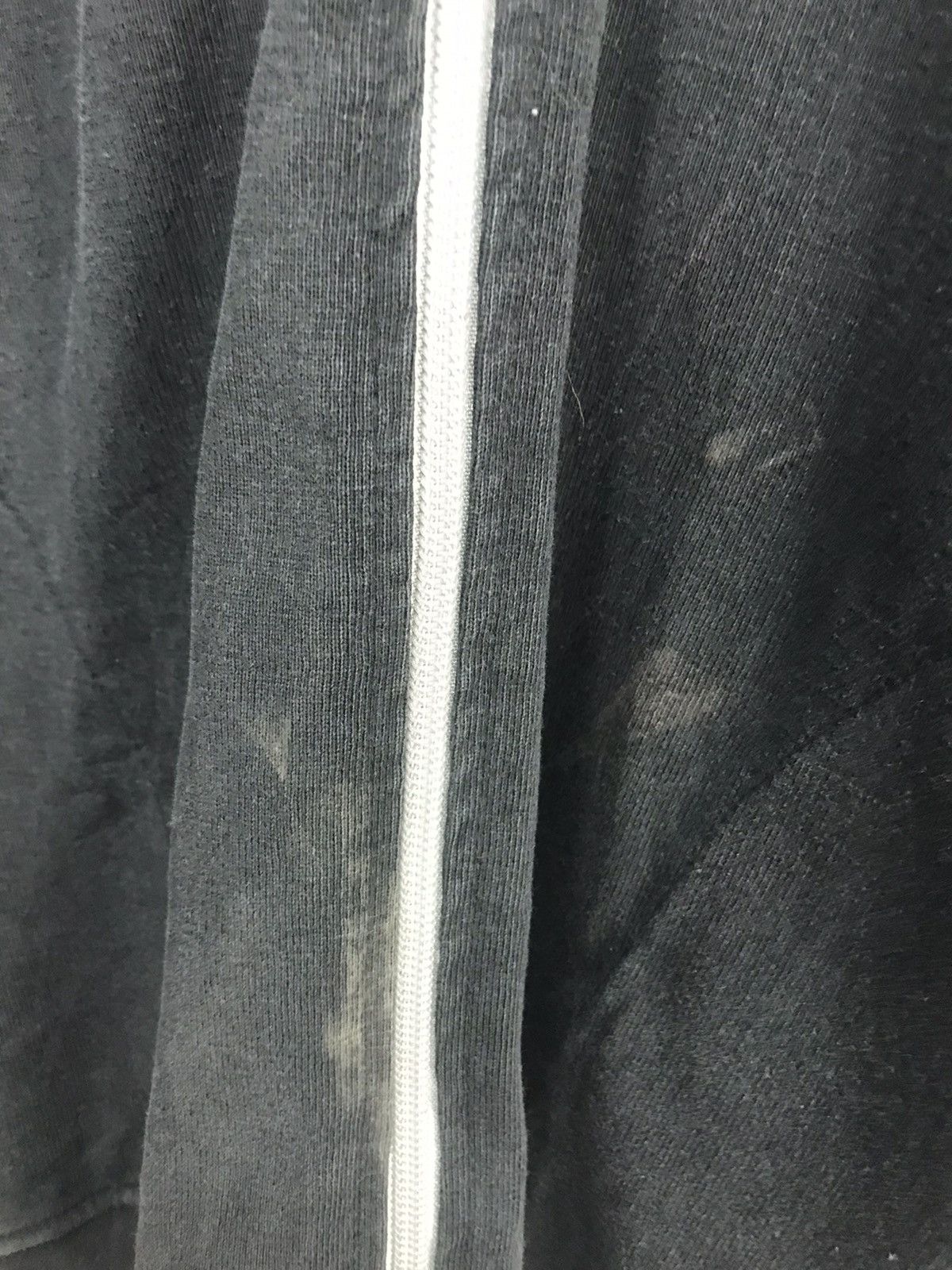 Japanese Brand Mfst backspellout distressed zipper sweatshirt short sleeve Size US M / EU 48-50 / 2 - 8 Thumbnail