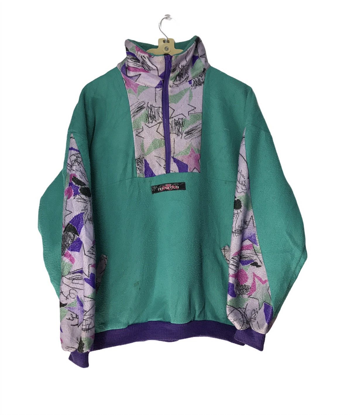 Other × Vintage Vintage sweatshirt half zipper tentation NDC made in france Size US S / EU 44-46 / 1 - 1 Thumbnail