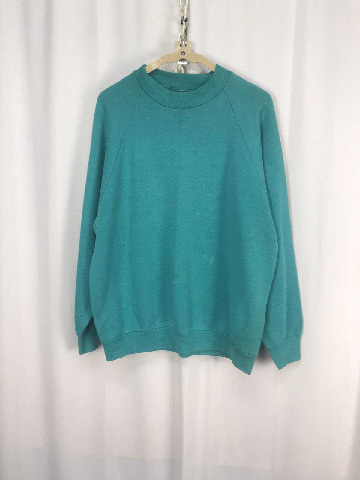 Fruit Of The Loom × Vintage Vintage plain distressed sweatshirt by fruit of the loom Size L / US 10 / IT 46 - 6 Thumbnail