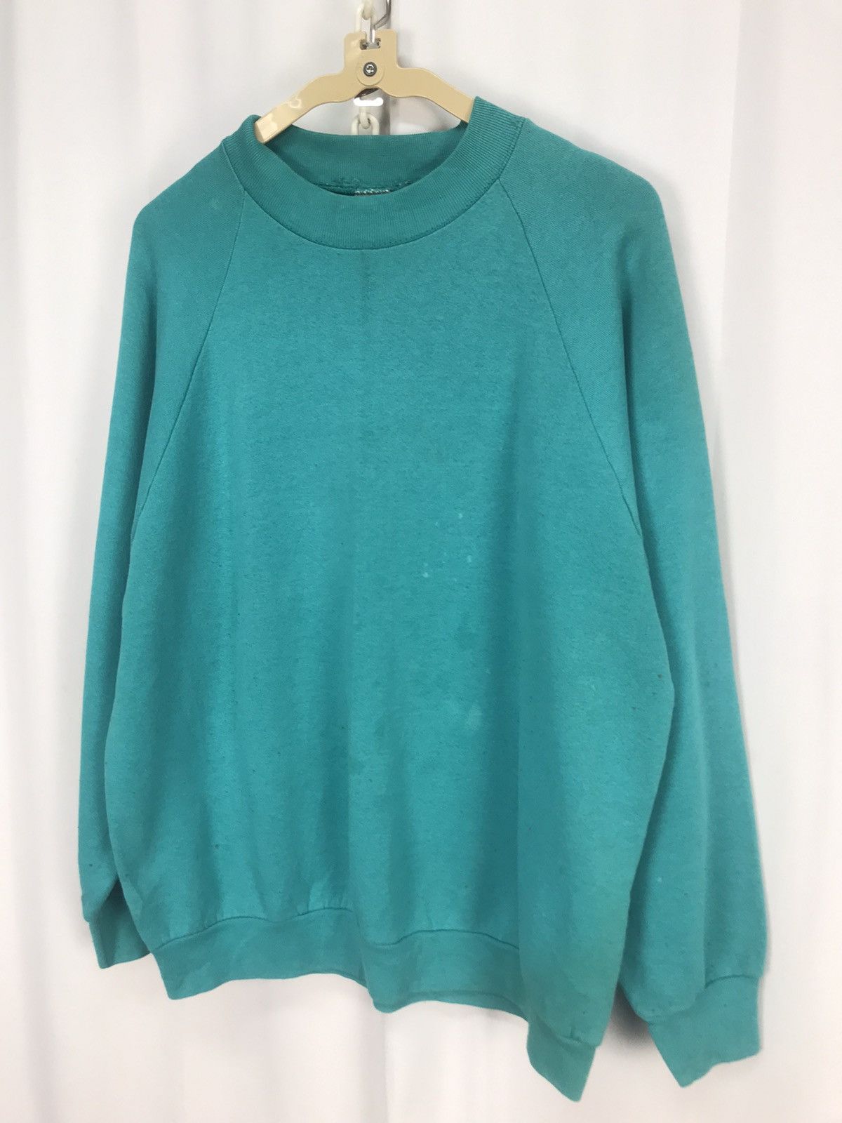 Fruit Of The Loom × Vintage Vintage plain distressed sweatshirt by fruit of the loom Size L / US 10 / IT 46 - 4 Thumbnail