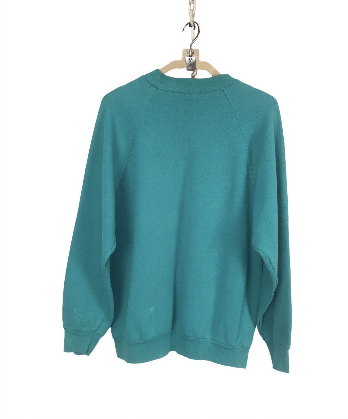 Fruit Of The Loom × Vintage Vintage plain distressed sweatshirt by fruit of the loom Size L / US 10 / IT 46 - 2 Thumbnail