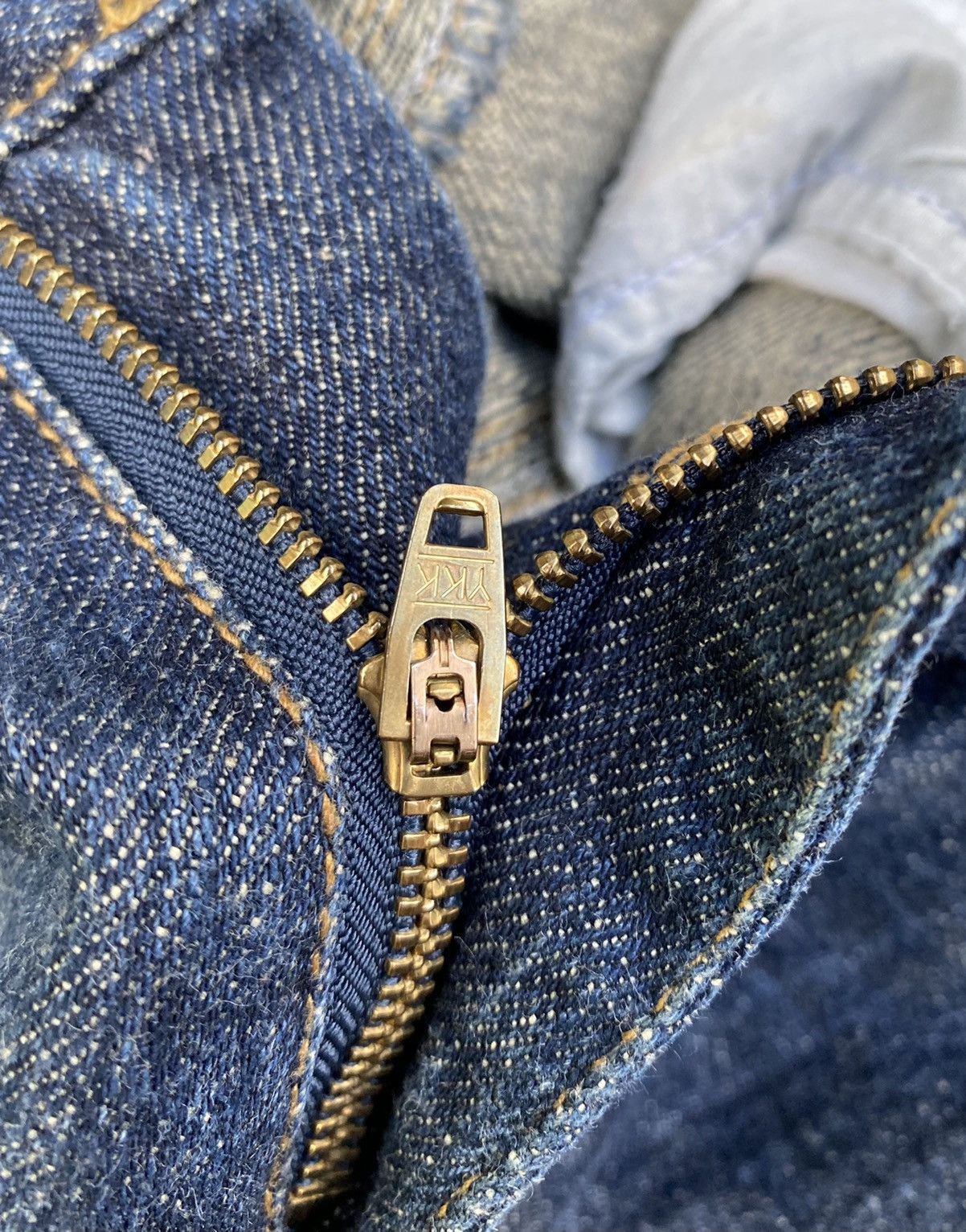 Japanese Brand Dream Time distressed denim Size US 33 - 9 Thumbnail