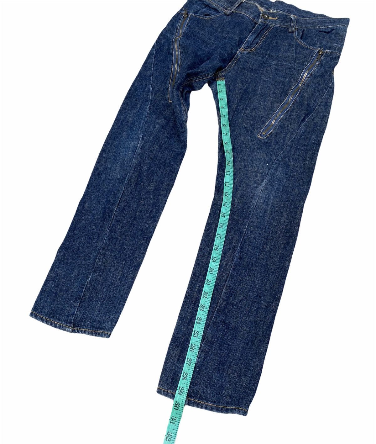 Japanese Brand Dream Time distressed denim Size US 33 - 15 Thumbnail