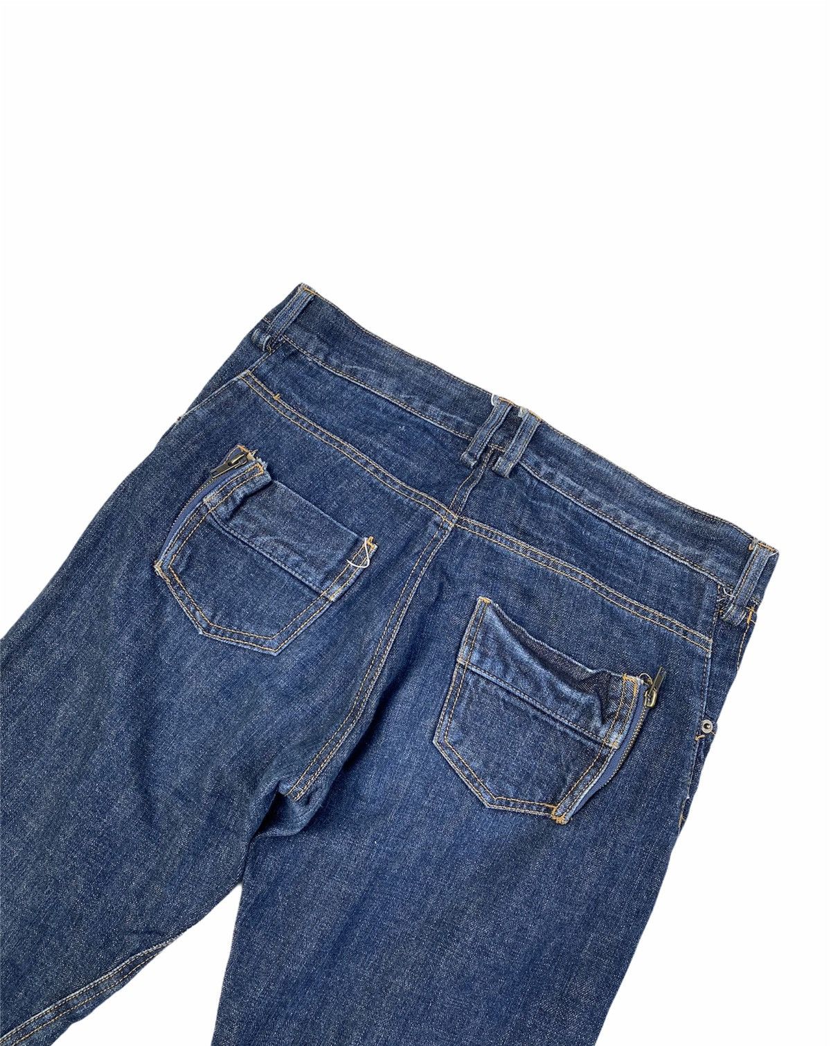 Japanese Brand Dream Time distressed denim Size US 33 - 5 Thumbnail