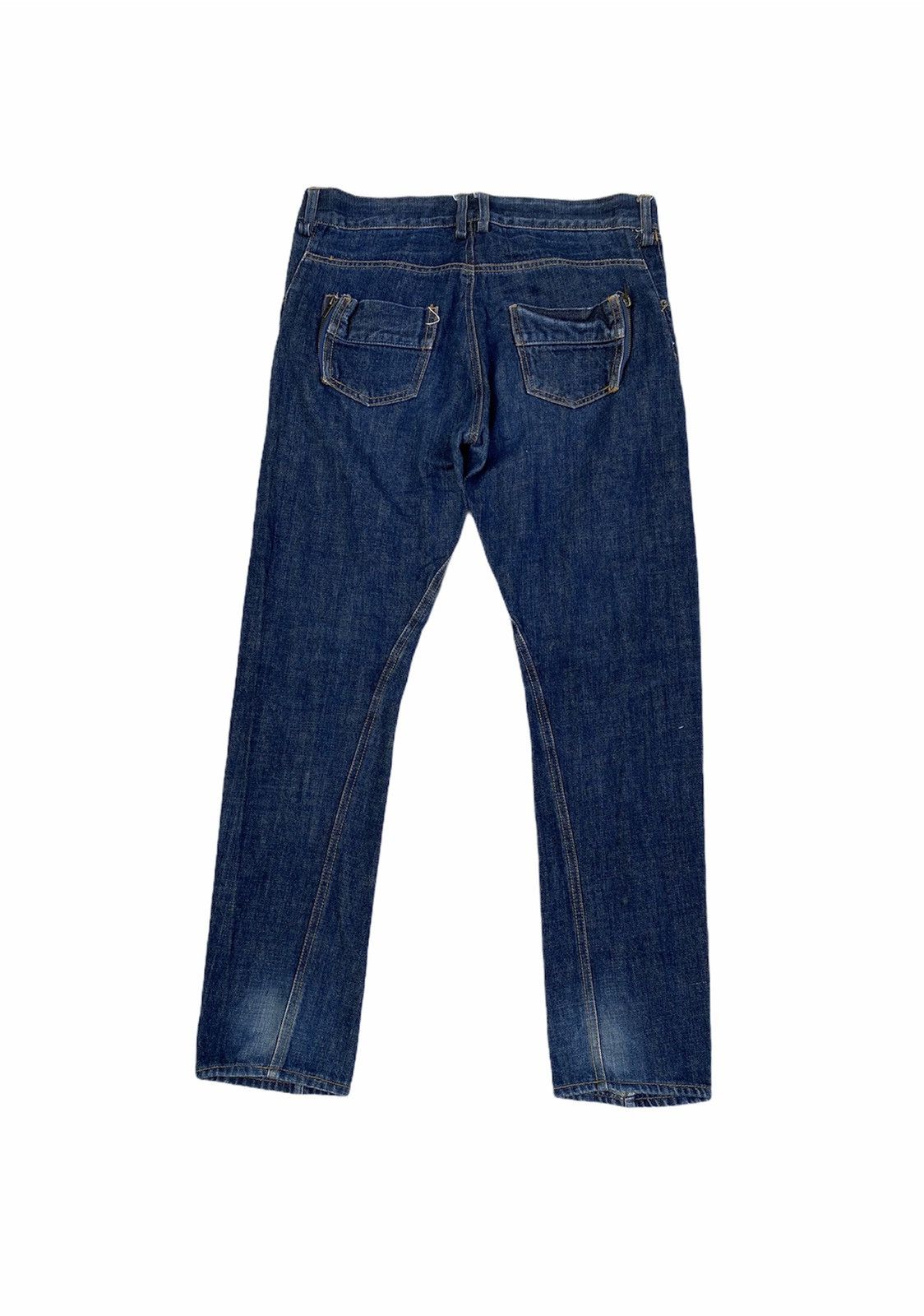 Japanese Brand Dream Time distressed denim Size US 33 - 3 Thumbnail