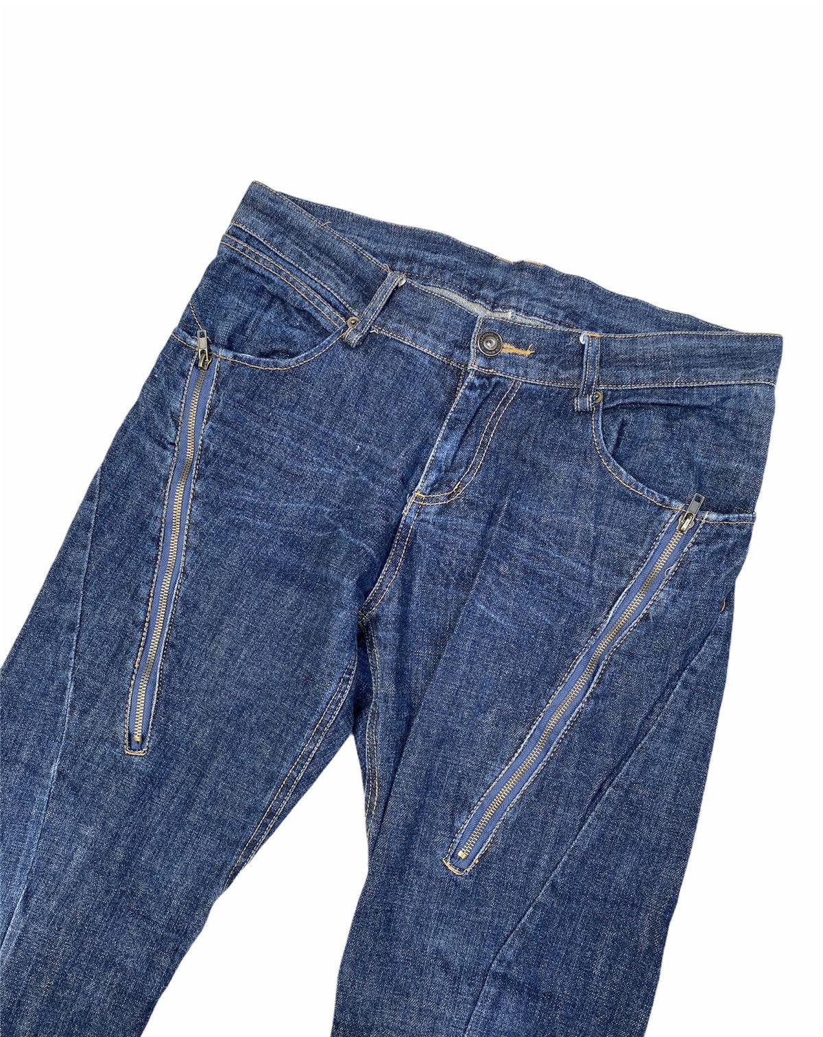 Japanese Brand Dream Time distressed denim Size US 33 - 2 Thumbnail
