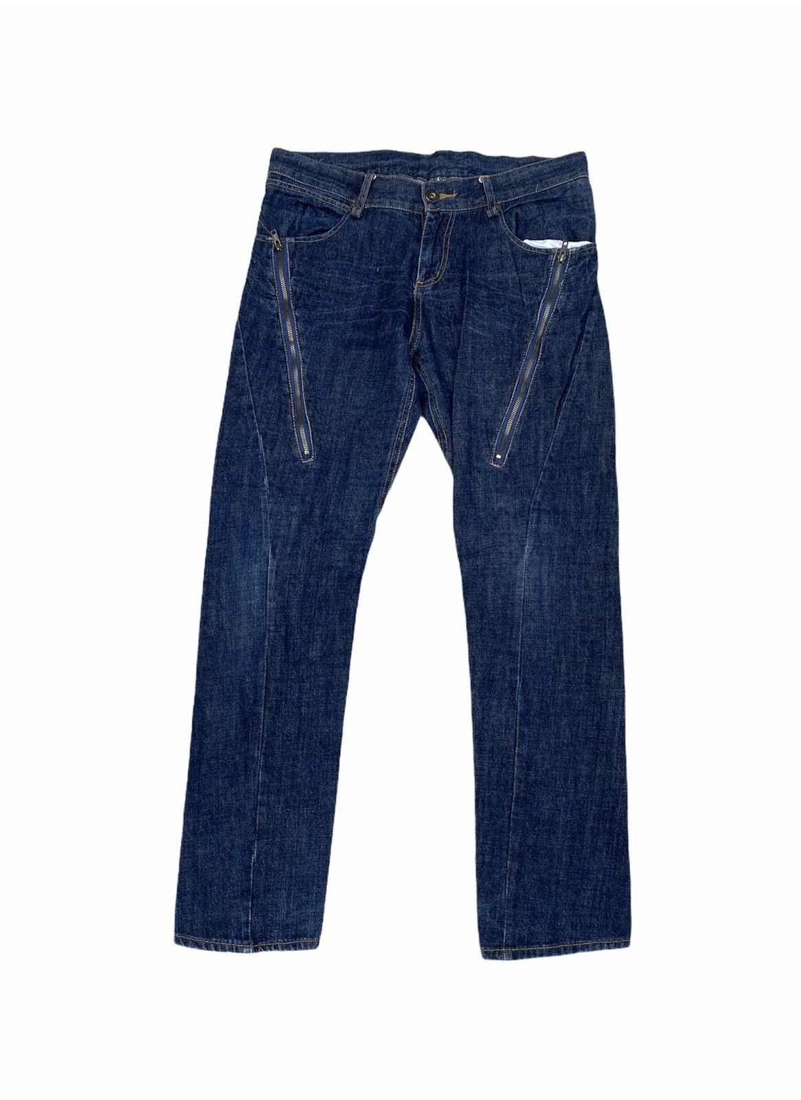 Japanese Brand Dream Time distressed denim Size US 33 - 1 Thumbnail
