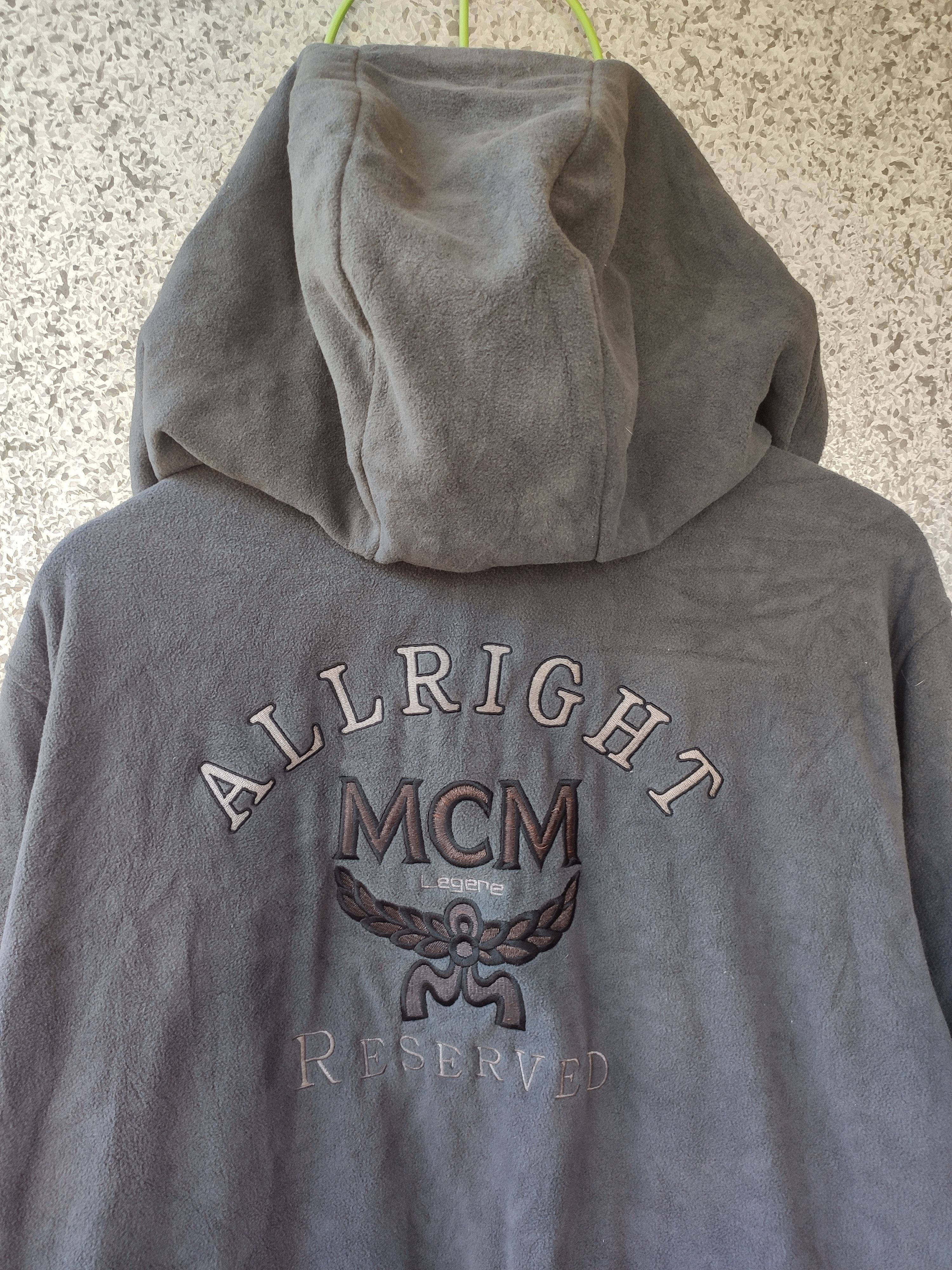 MCM MCM Jacket zipper Fleece big logo spell out MCM Legere Size US M / EU 48-50 / 2 - 4 Thumbnail