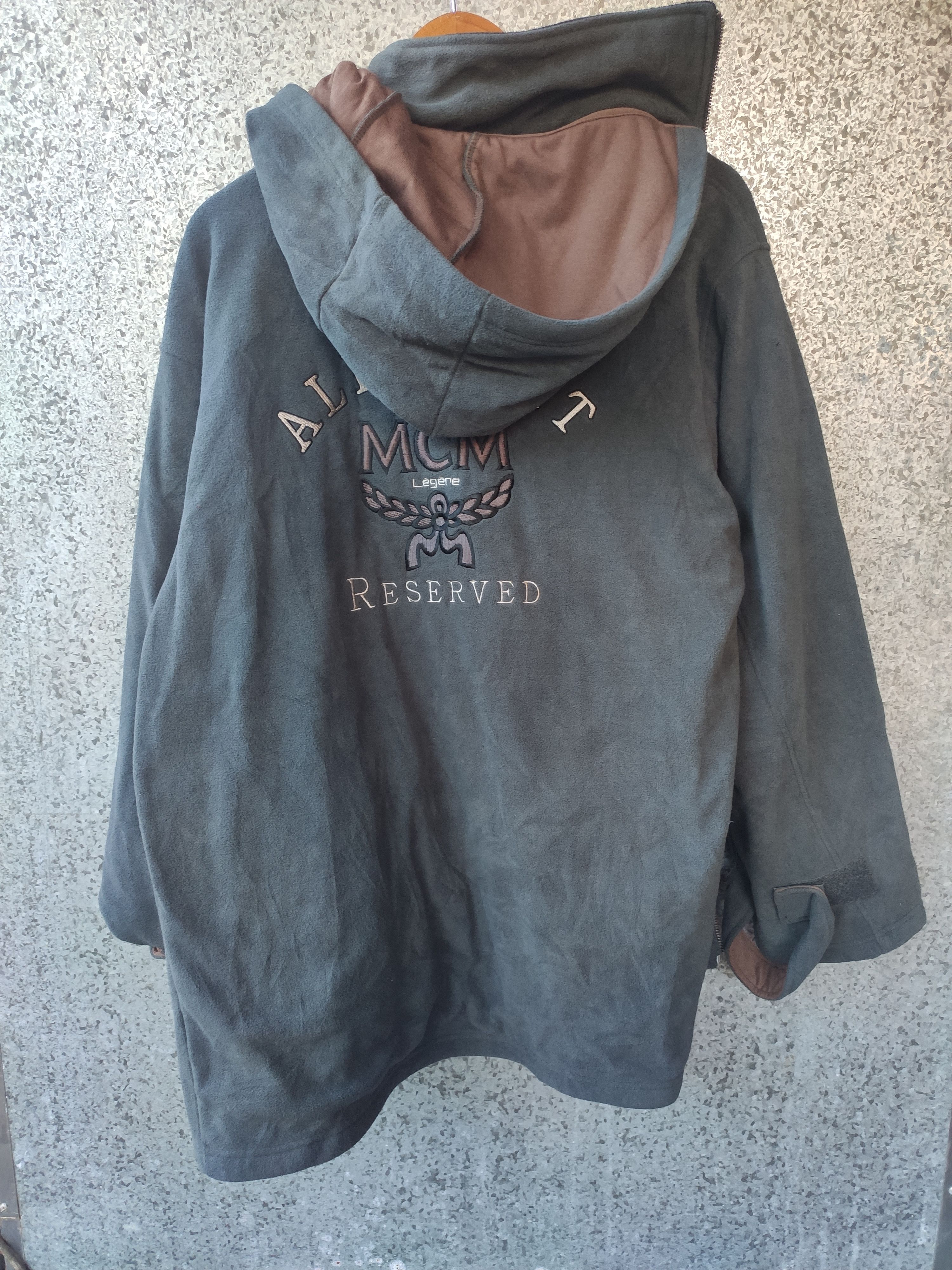 MCM MCM Jacket zipper Fleece big logo spell out MCM Legere Size US M / EU 48-50 / 2 - 5 Thumbnail