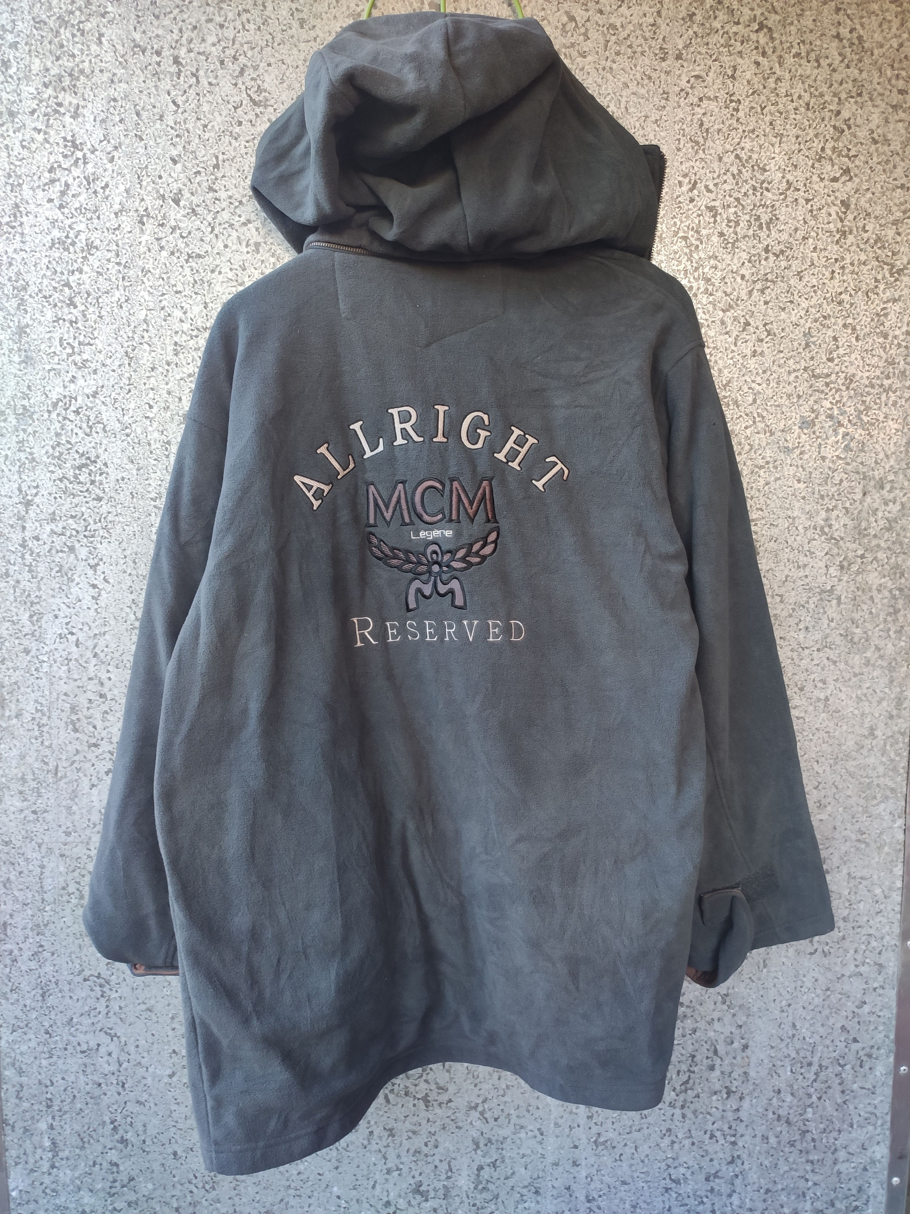 MCM MCM Jacket zipper Fleece big logo spell out MCM Legere Size US M / EU 48-50 / 2 - 1 Thumbnail