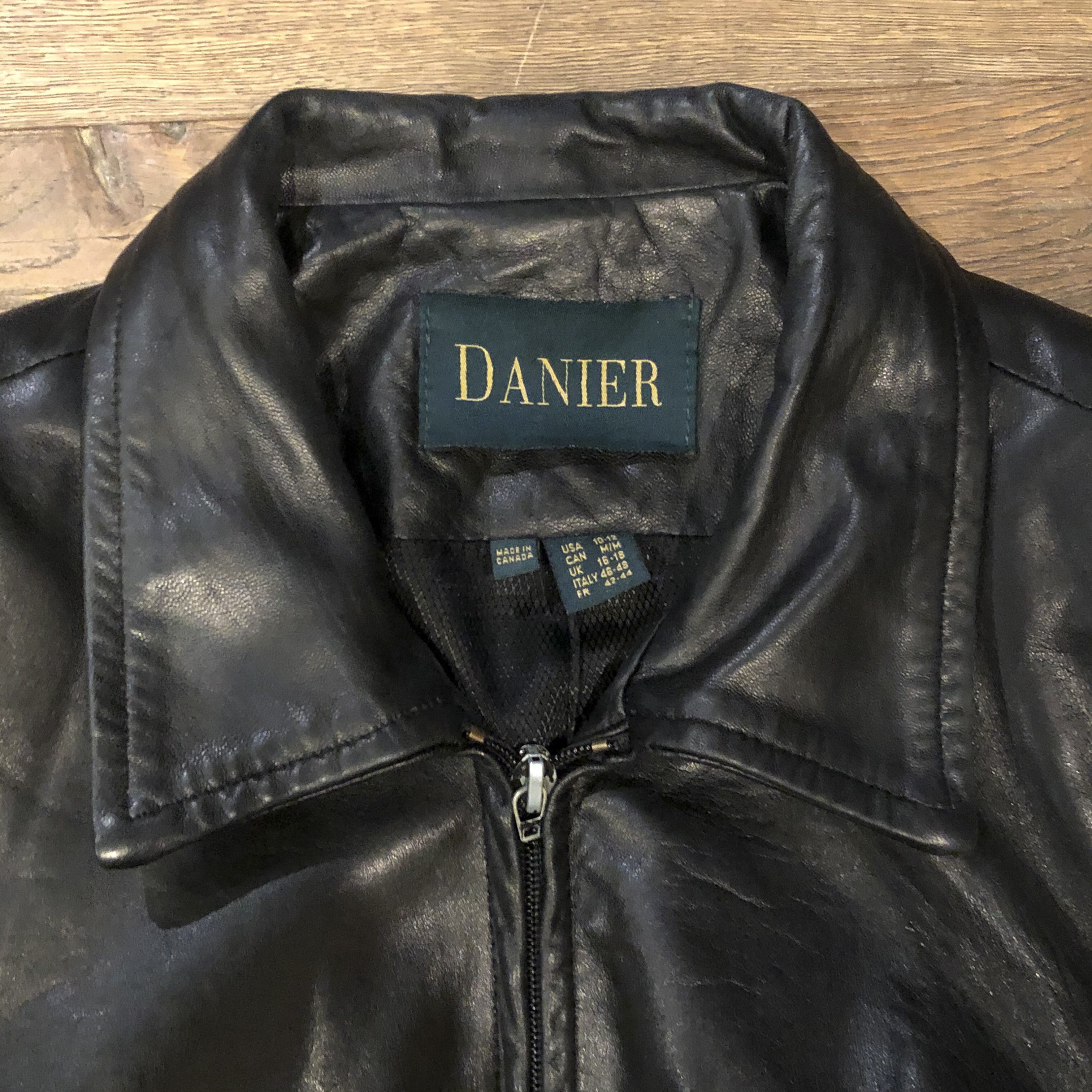 Danier Vintage Danier Genuine Leather Jacket Coat (Black, Size M) Size US M / EU 48-50 / 2 - 6 Thumbnail