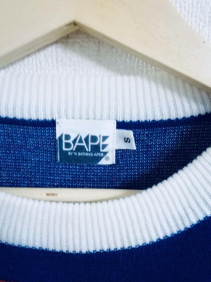 Bape OG A Bathing Ape Team bapesta Knitwear Size US S / EU 44-46 / 1 - 6 Thumbnail