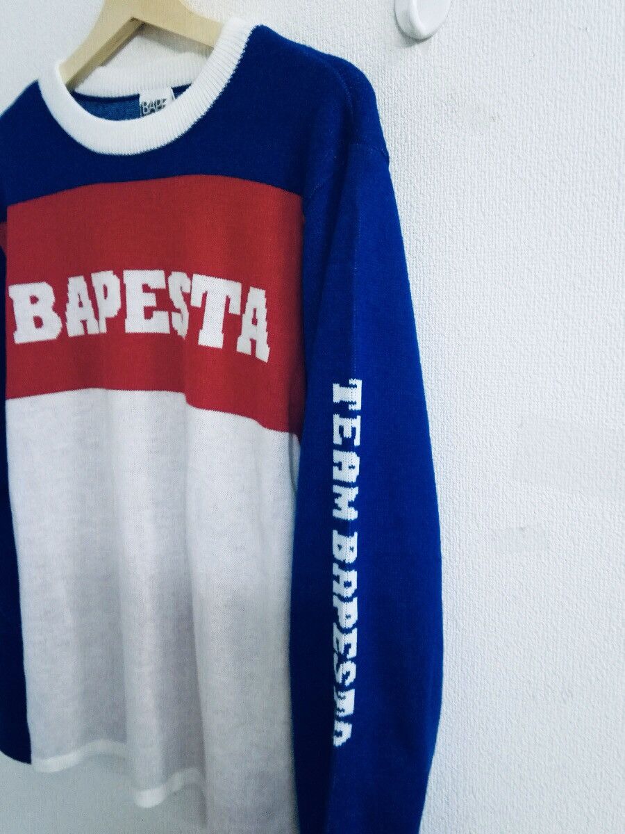 Bape OG A Bathing Ape Team bapesta Knitwear Size US S / EU 44-46 / 1 - 4 Thumbnail