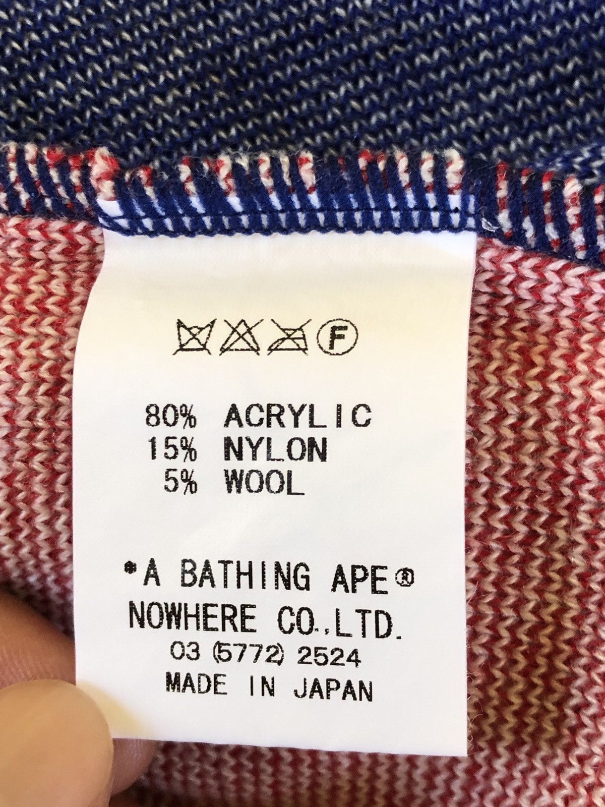 Bape OG A Bathing Ape Team bapesta Knitwear Size US S / EU 44-46 / 1 - 7 Thumbnail
