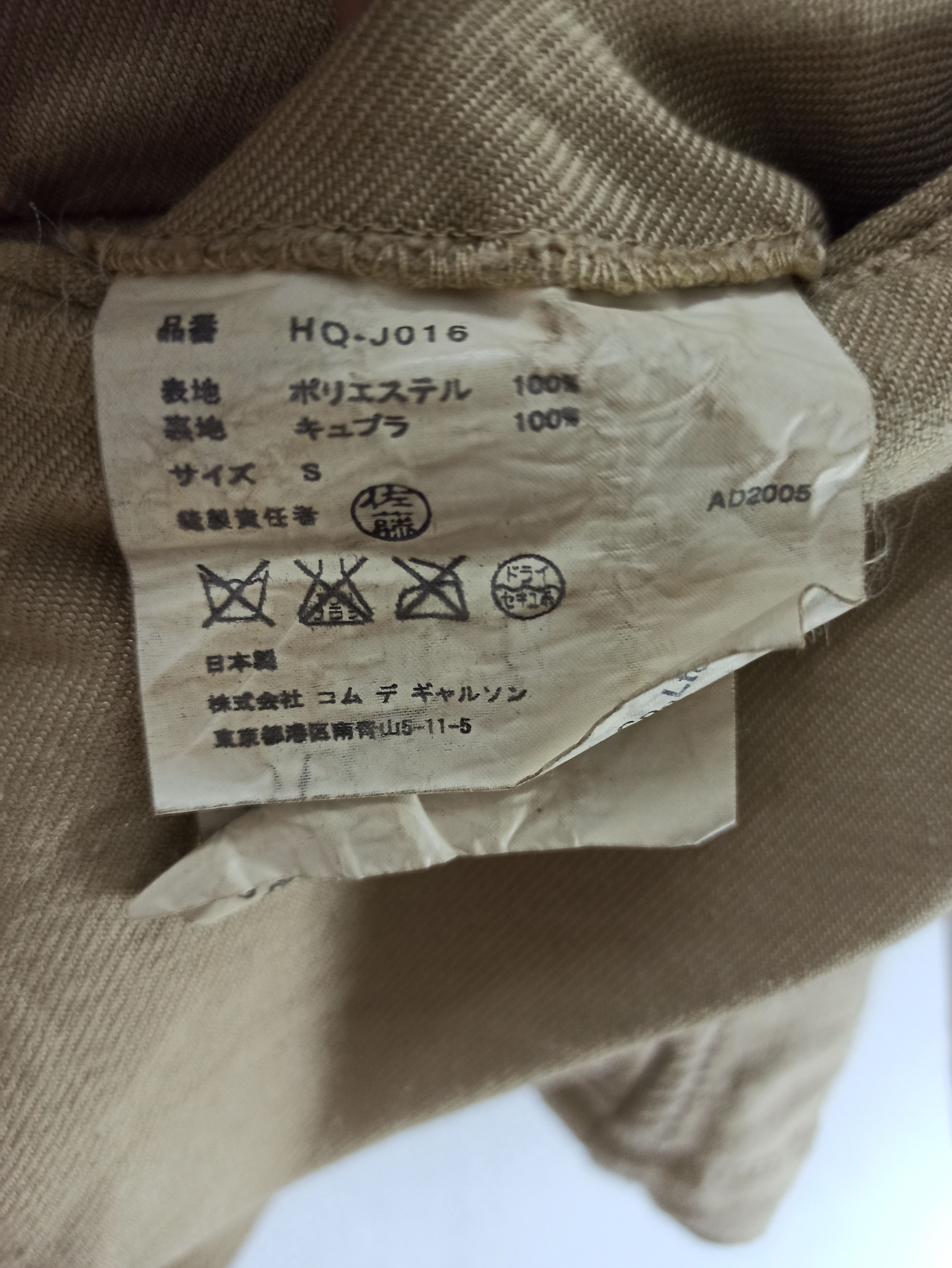 CDG by Comme des Garcons × Comme des Garcons × Vintage Vintage Comme Des Garcon Homme Cupra Col Mao Coat Size US S / EU 44-46 / 1 - 12 Thumbnail