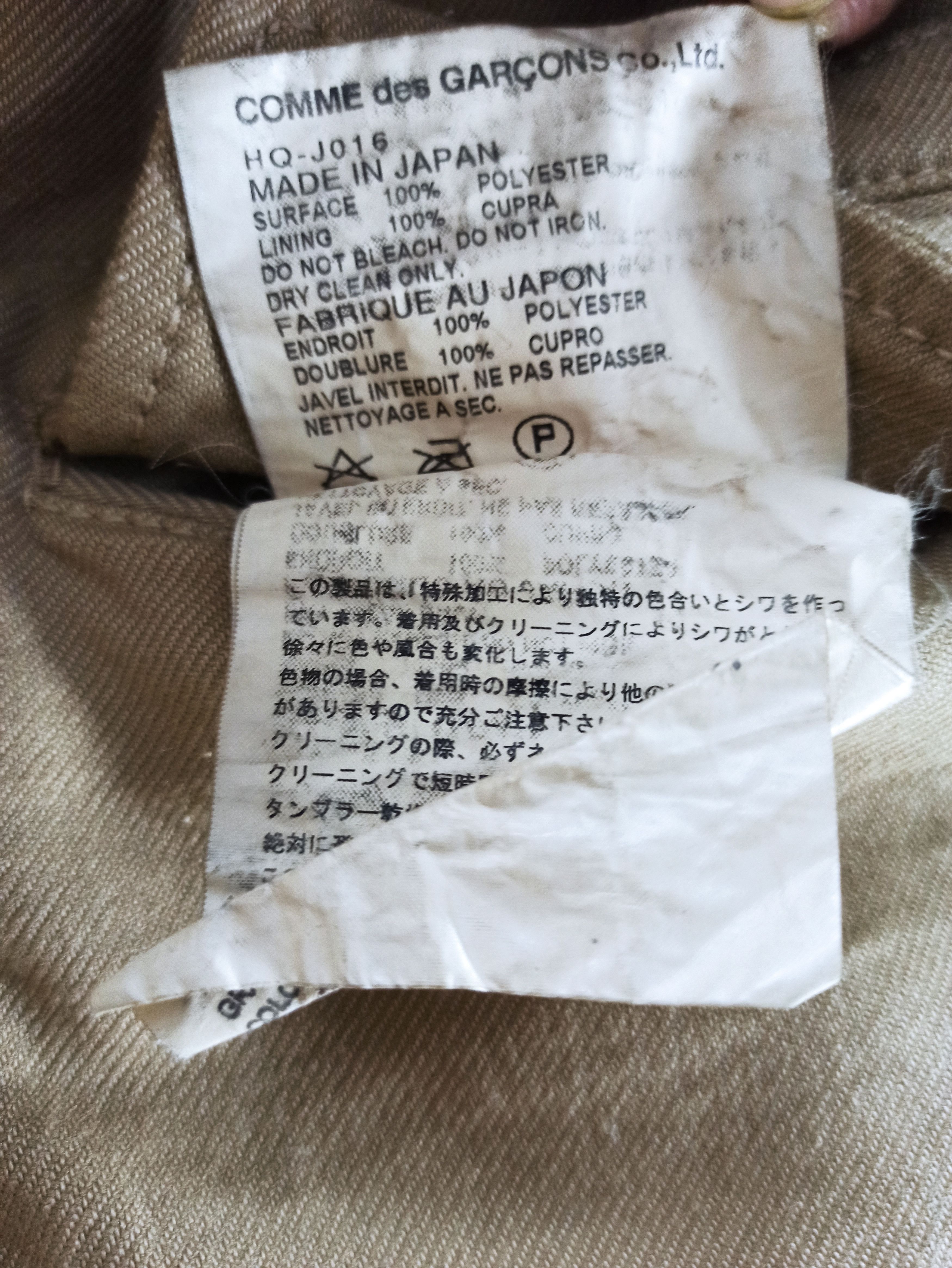 CDG by Comme des Garcons × Comme des Garcons × Vintage Vintage Comme Des Garcon Homme Cupra Col Mao Coat Size US S / EU 44-46 / 1 - 11 Thumbnail