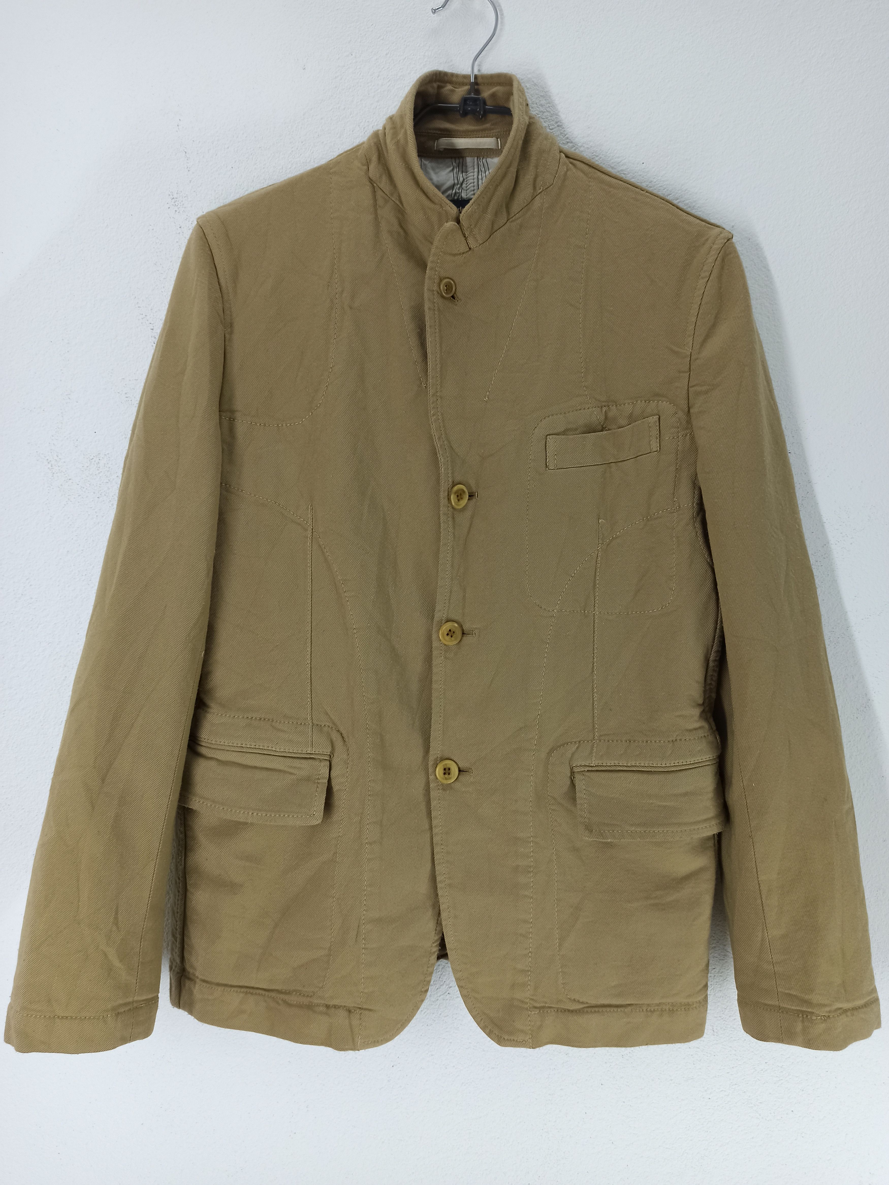 CDG by Comme des Garcons × Comme des Garcons × Vintage Vintage Comme Des Garcon Homme Cupra Col Mao Coat Size US S / EU 44-46 / 1 - 1 Thumbnail