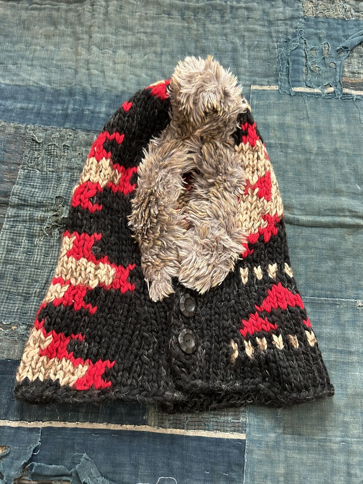 Kapital × Kapital Kountry kapital hand knit hood Size ONE SIZE - 1 Thumbnail
