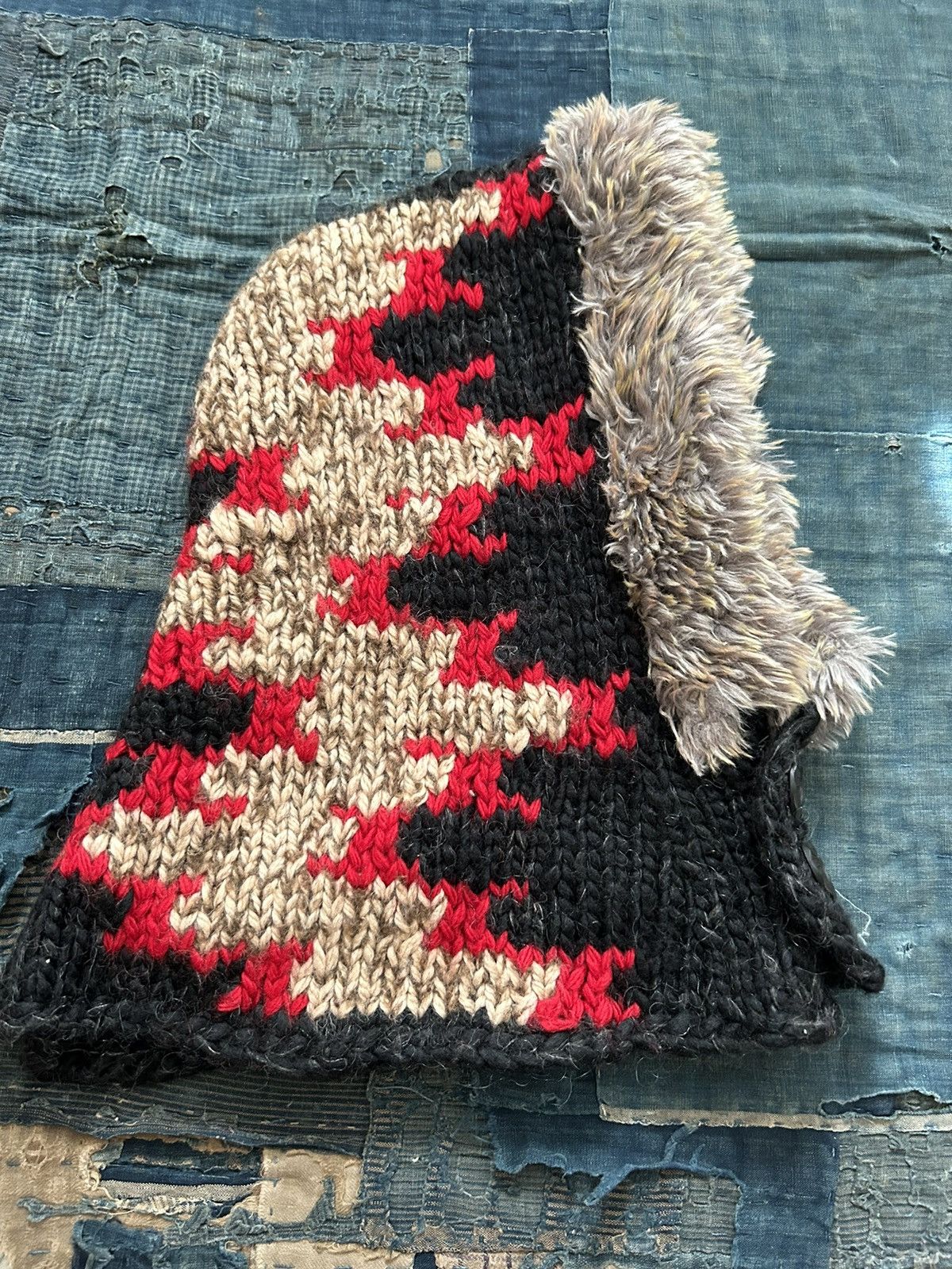 Kapital × Kapital Kountry kapital hand knit hood Size ONE SIZE - 3 Thumbnail
