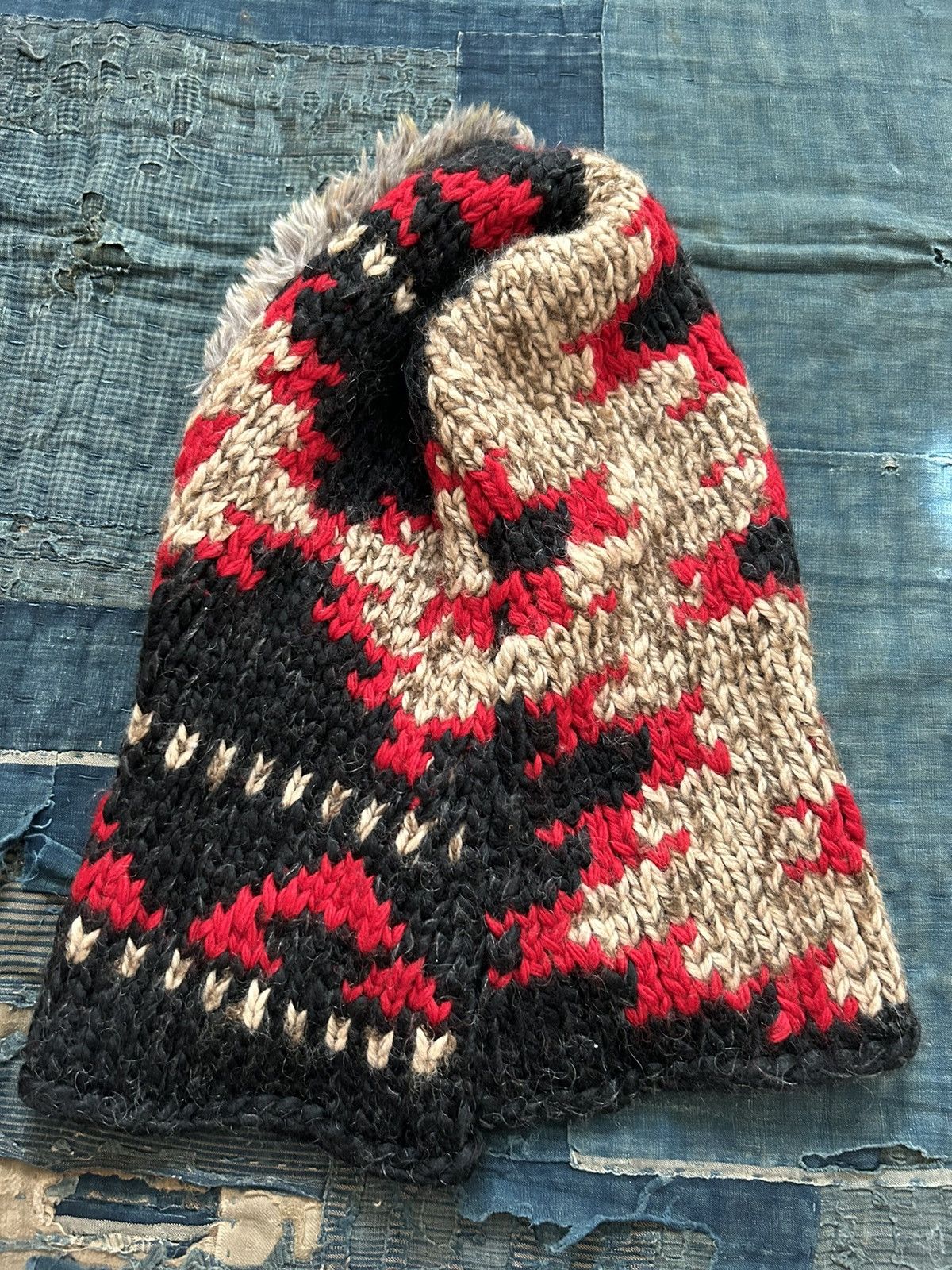 Kapital × Kapital Kountry kapital hand knit hood Size ONE SIZE - 2 Thumbnail