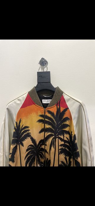 Saint laurent palm tree jacket price sales