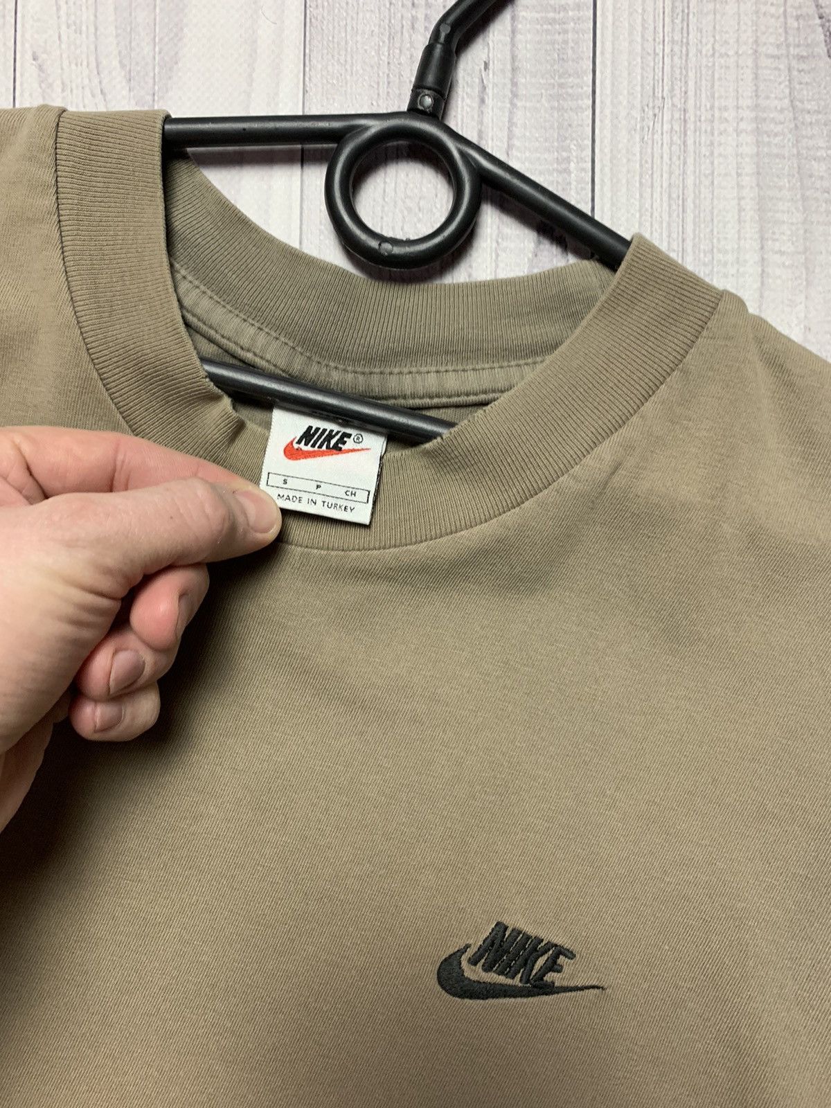 Nike × Vintage Vintage Nike tee brown logo size S Size US S / EU 44-46 / 1 - 2 Thumbnail