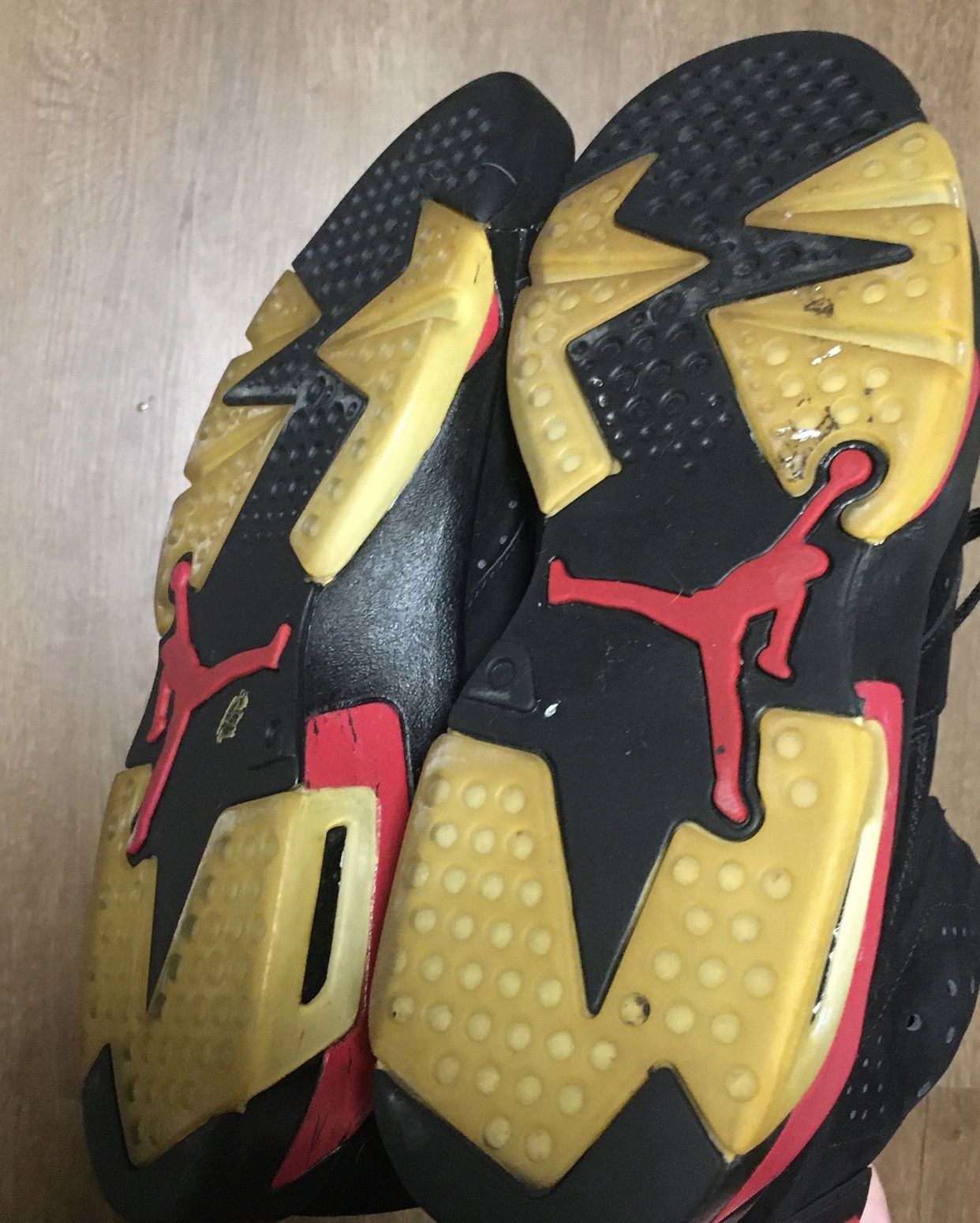 Jordan Brand × Nike 2009 Nike Air Jordan 6 black varsity Size US 12 / EU 45 - 7 Thumbnail