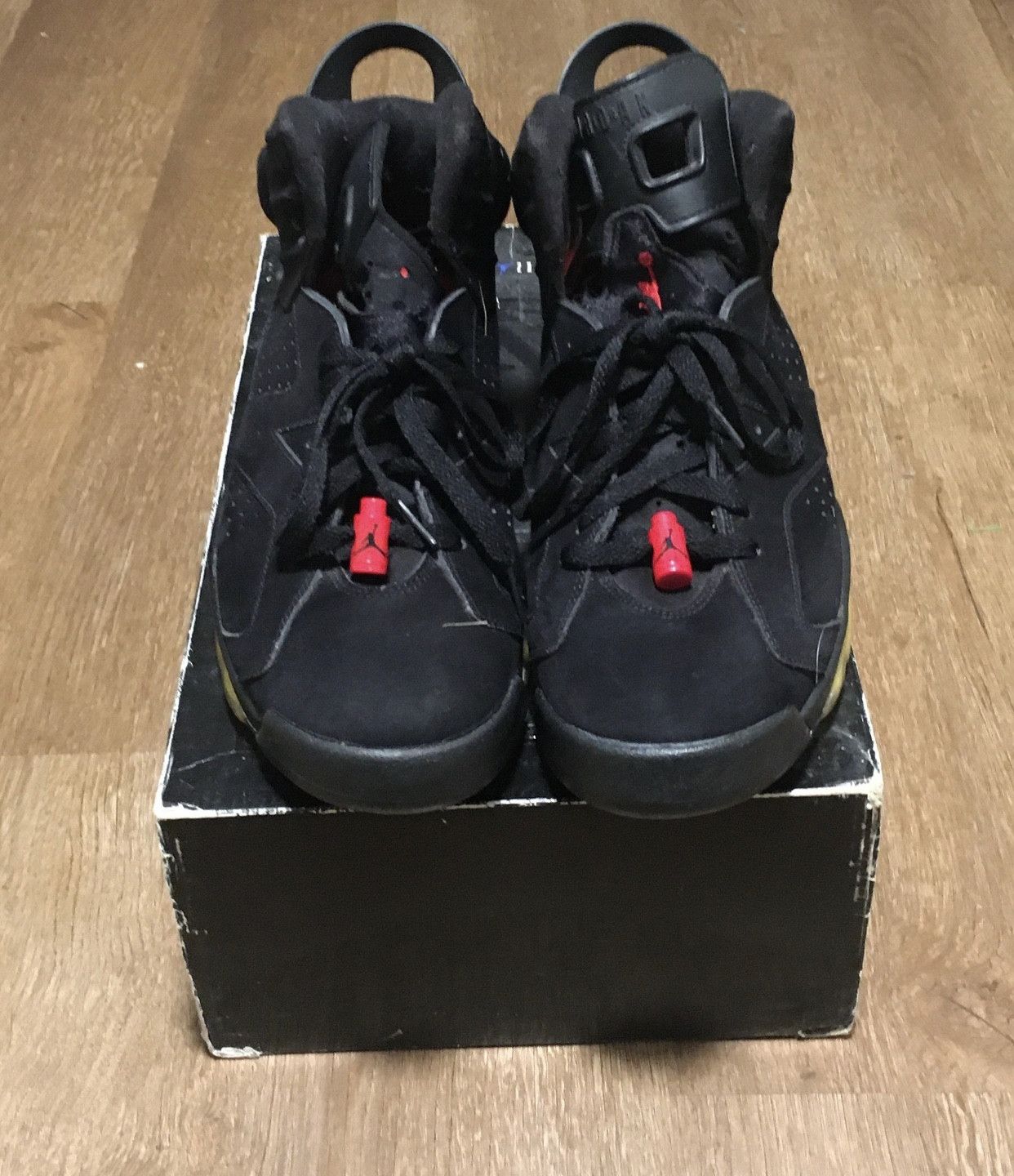 Jordan Brand × Nike 2009 Nike Air Jordan 6 black varsity Size US 12 / EU 45 - 5 Thumbnail