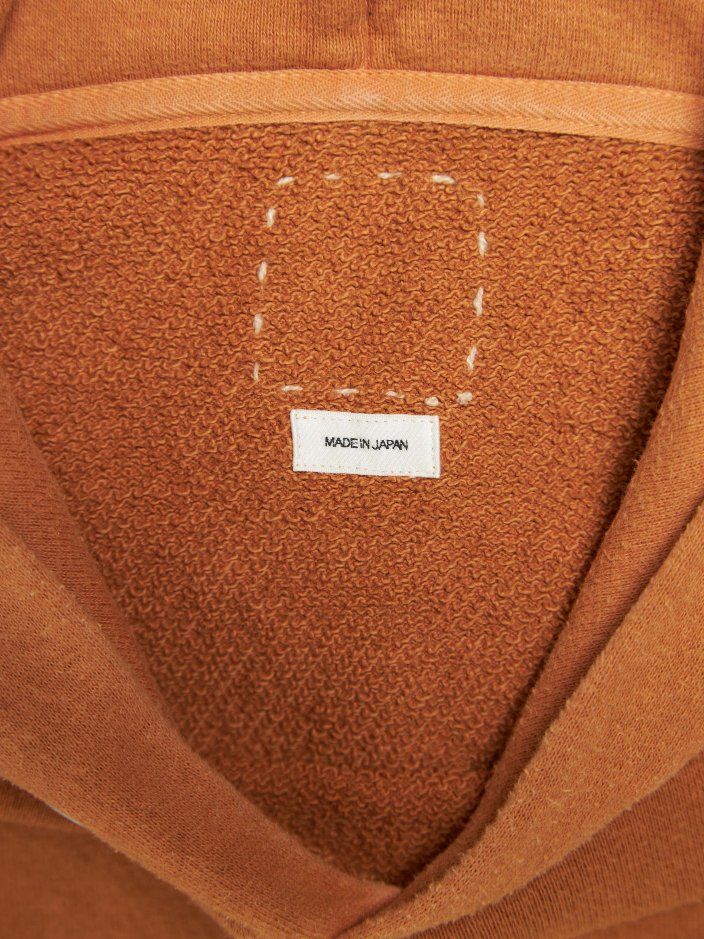 Visvim Orange Distressed Cotton Hoodie Size US L / EU 52-54 / 3 - 4 Thumbnail