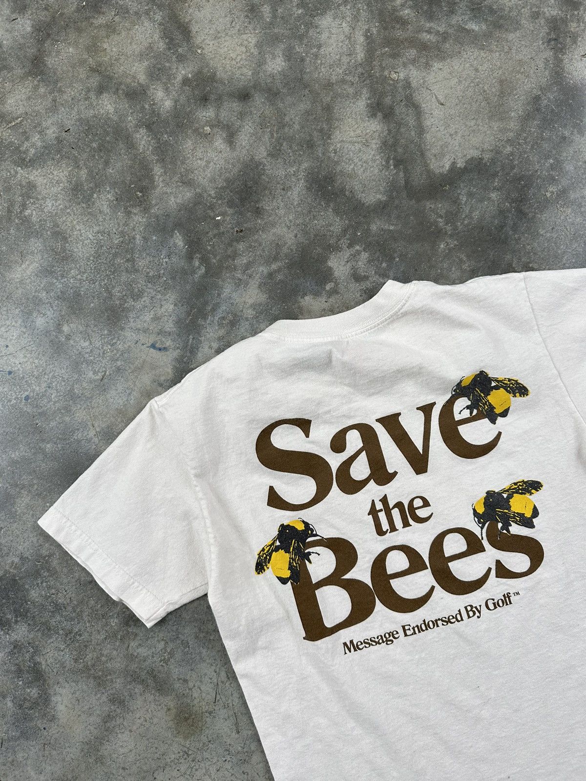Golf Wang Golf Wang "Save The Bees" White Logo Tee Sz. Small / Igor Size US S / EU 44-46 / 1 - 2 Thumbnail