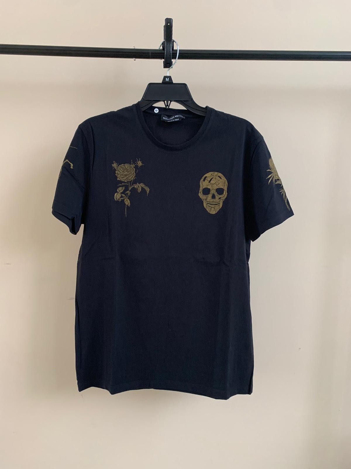 image of Alexander Mcqueen Tee, Ss In Black, Men's (Size Medium)